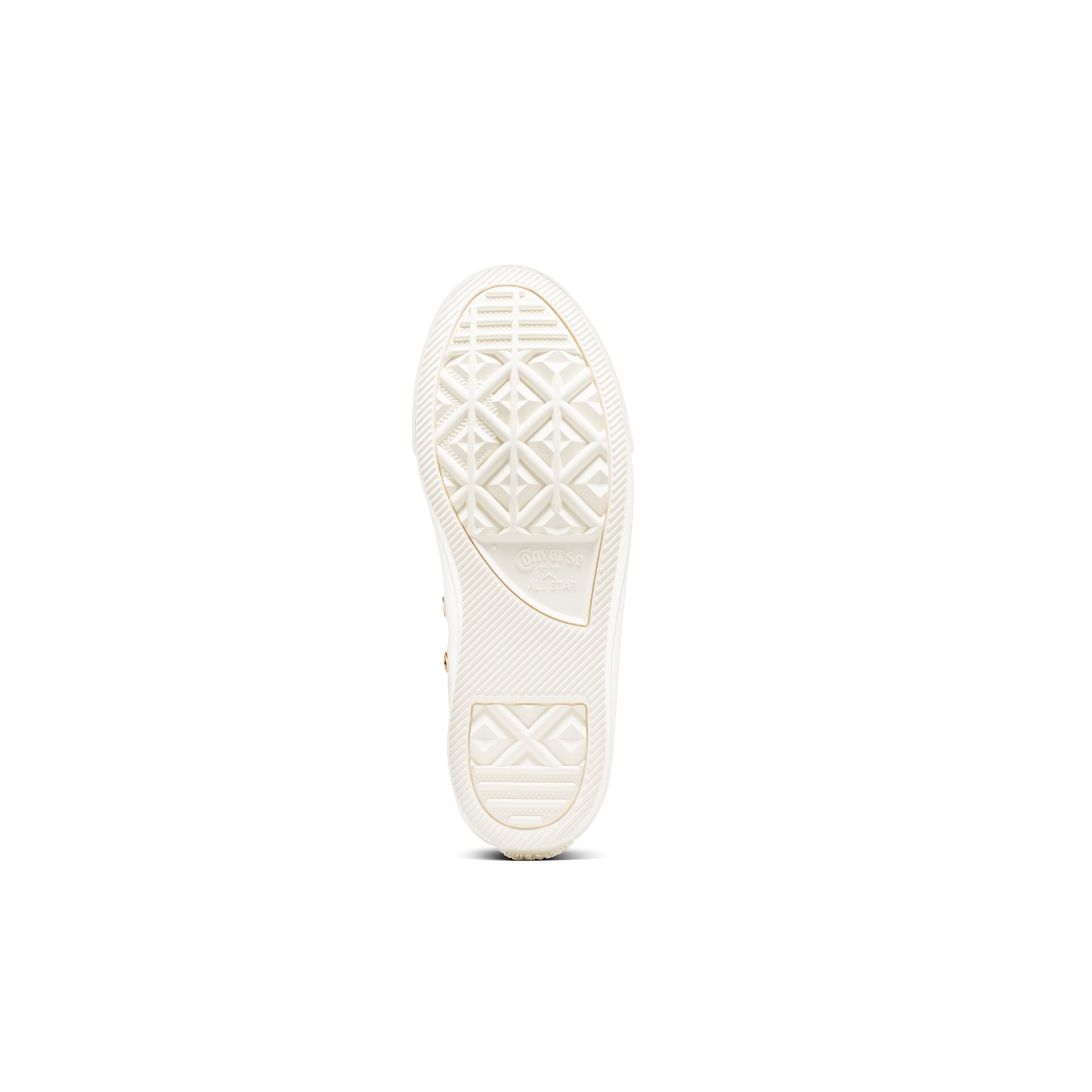 Sapatilhas Casual Chuck Taylor All Star Eva Lift Gold Luxe Pele Converse Infantil Branco-6