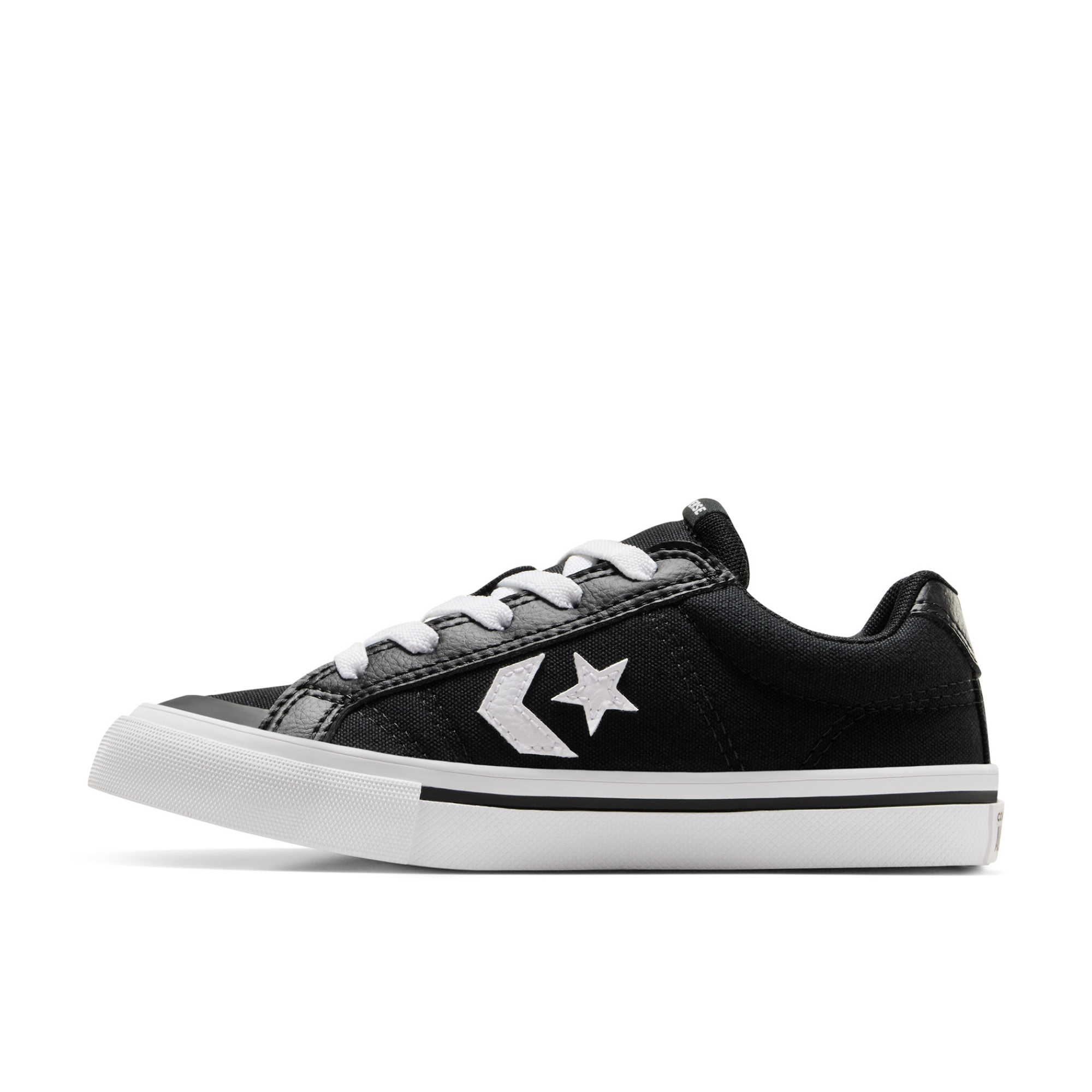 Sapatilhas Casual Infantil Sport Casual Leather Converse Preto-3