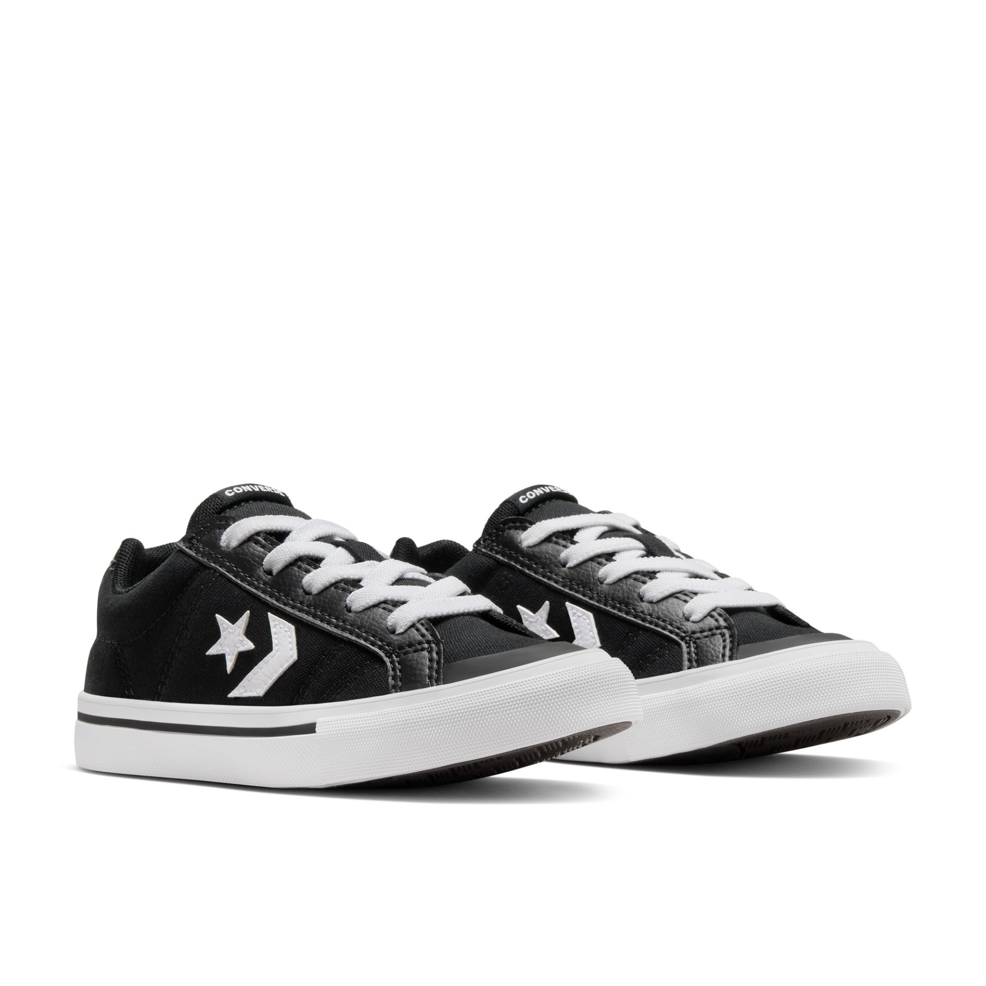 Sapatilhas Casual Infantil Sport Casual Leather Converse Preto-5