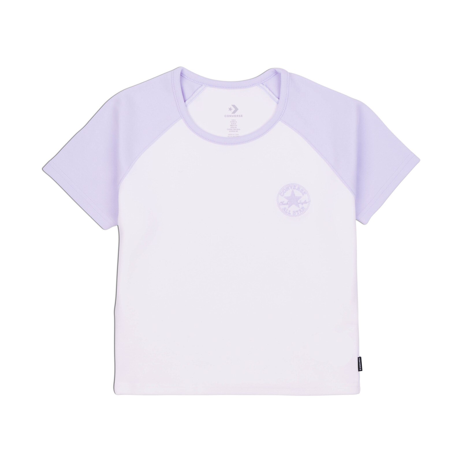 T-shirt Chuck Taylor Raglan T-shirt Converse Branco-1