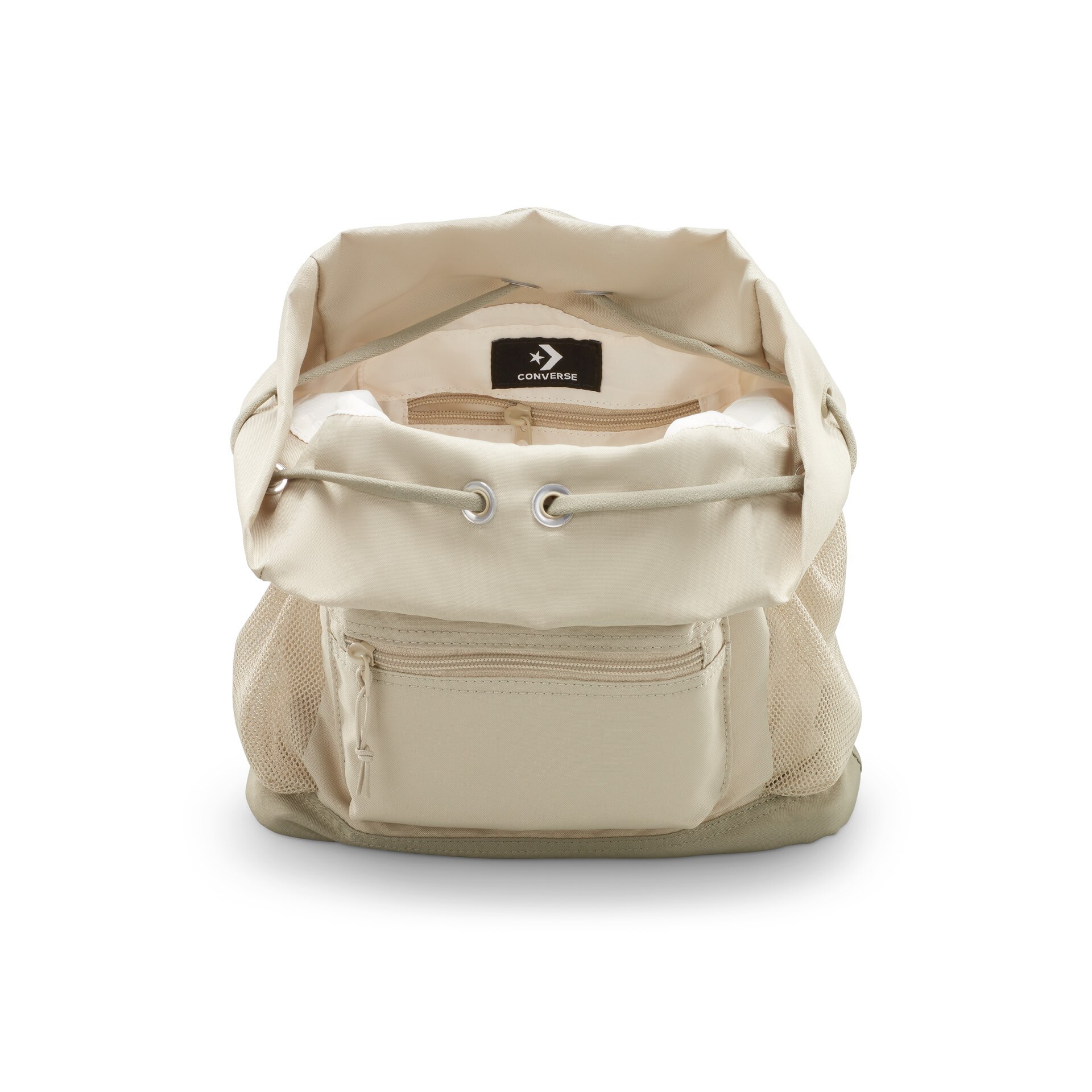 Mochila Go Lo Cinched Bucket Bag Converse Castanho-claro-4