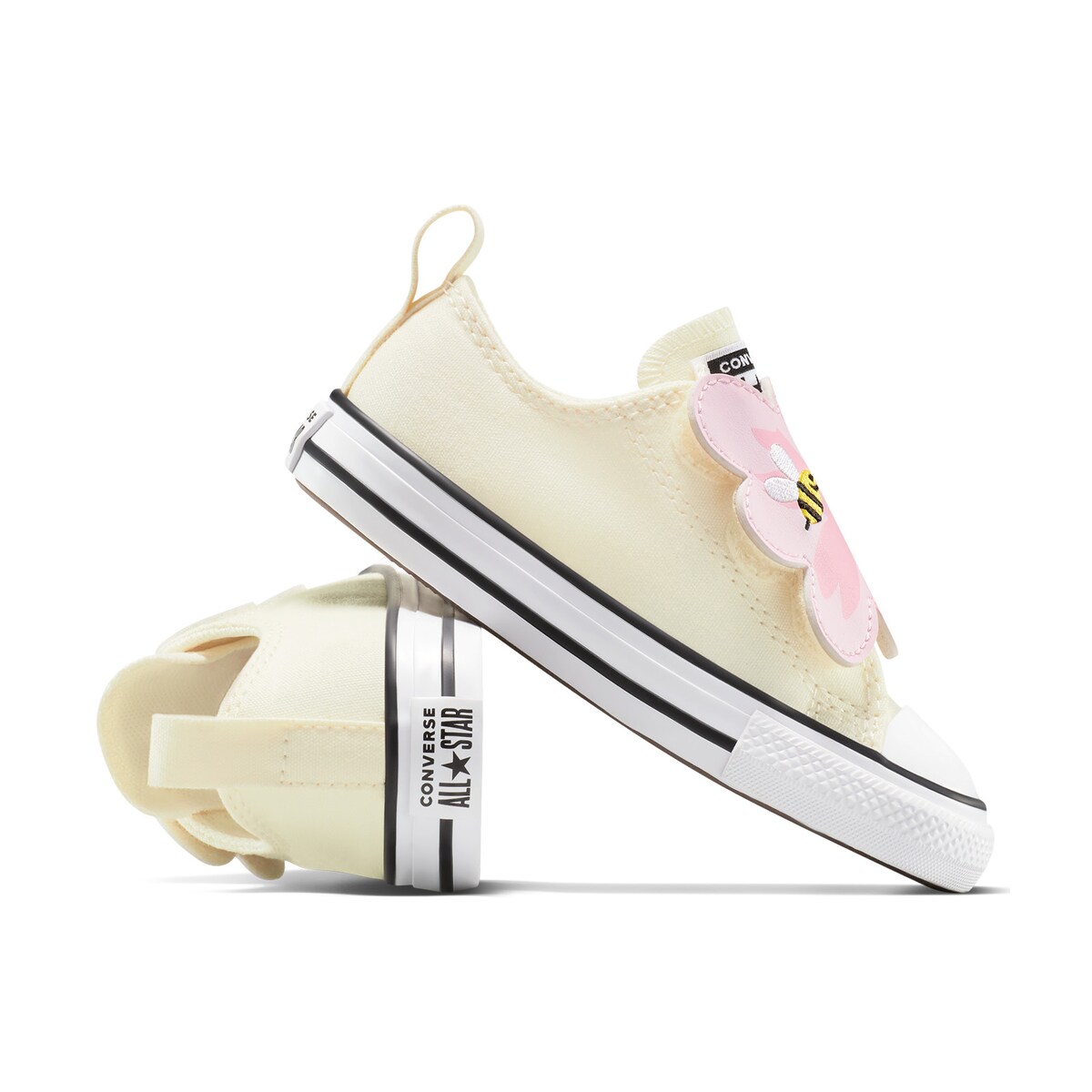 Sapatilhas Casual de Bebés Chuck Taylor All Star One Strap Joyful Florals Converse Bege-3