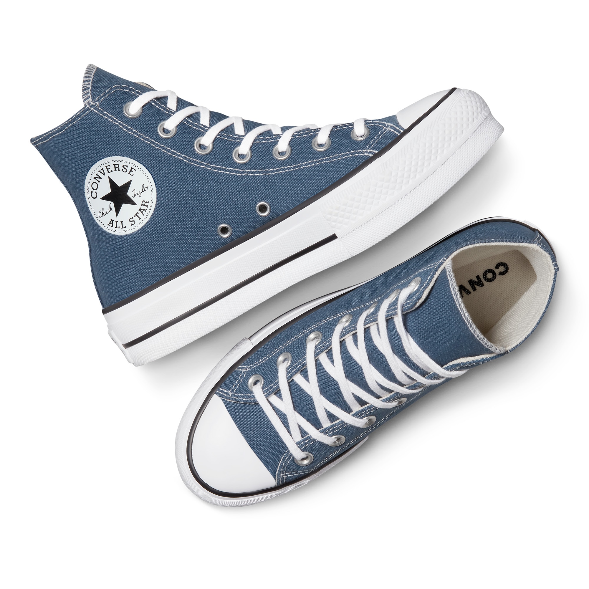 Sapatilhas Casual Chuck Taylor All Star Lift Seasonal Color Converse Azul-escuro-2