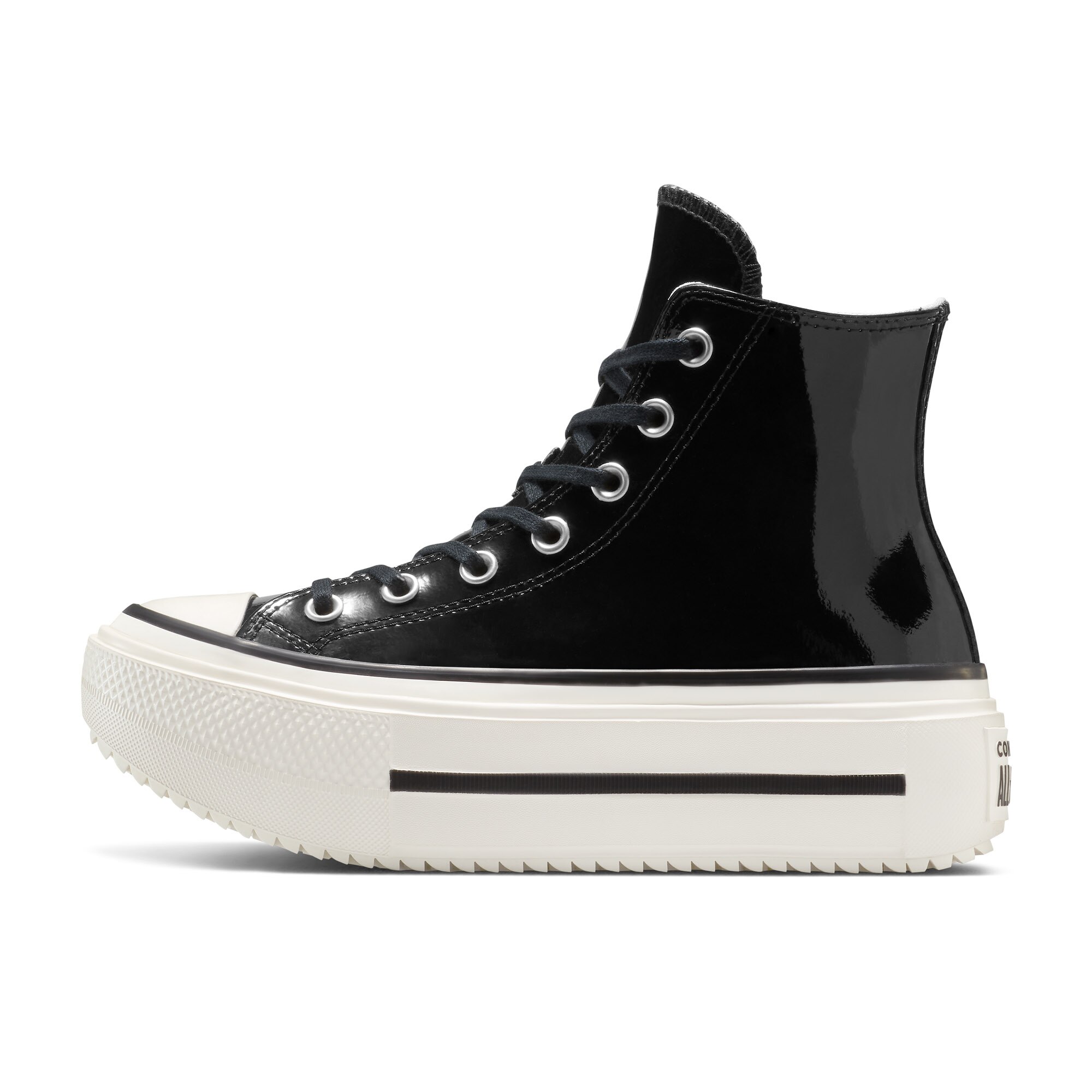Sapatilhas Casual Chuck Taylor All Star Lift Double Stack Patent Converse Preto-9