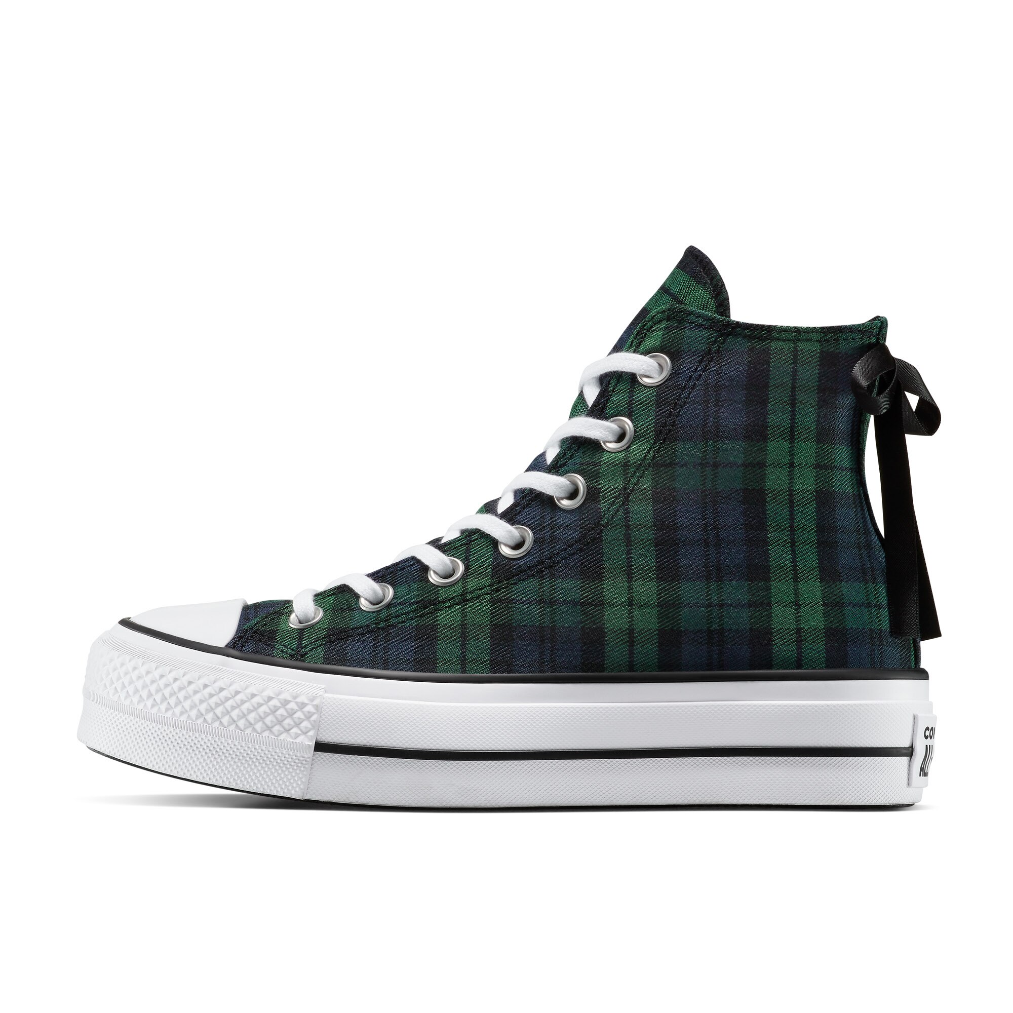 Sapatilhas Casual Chuck Taylor All Star Lift Plaid Converse Verde / azul marinho-9