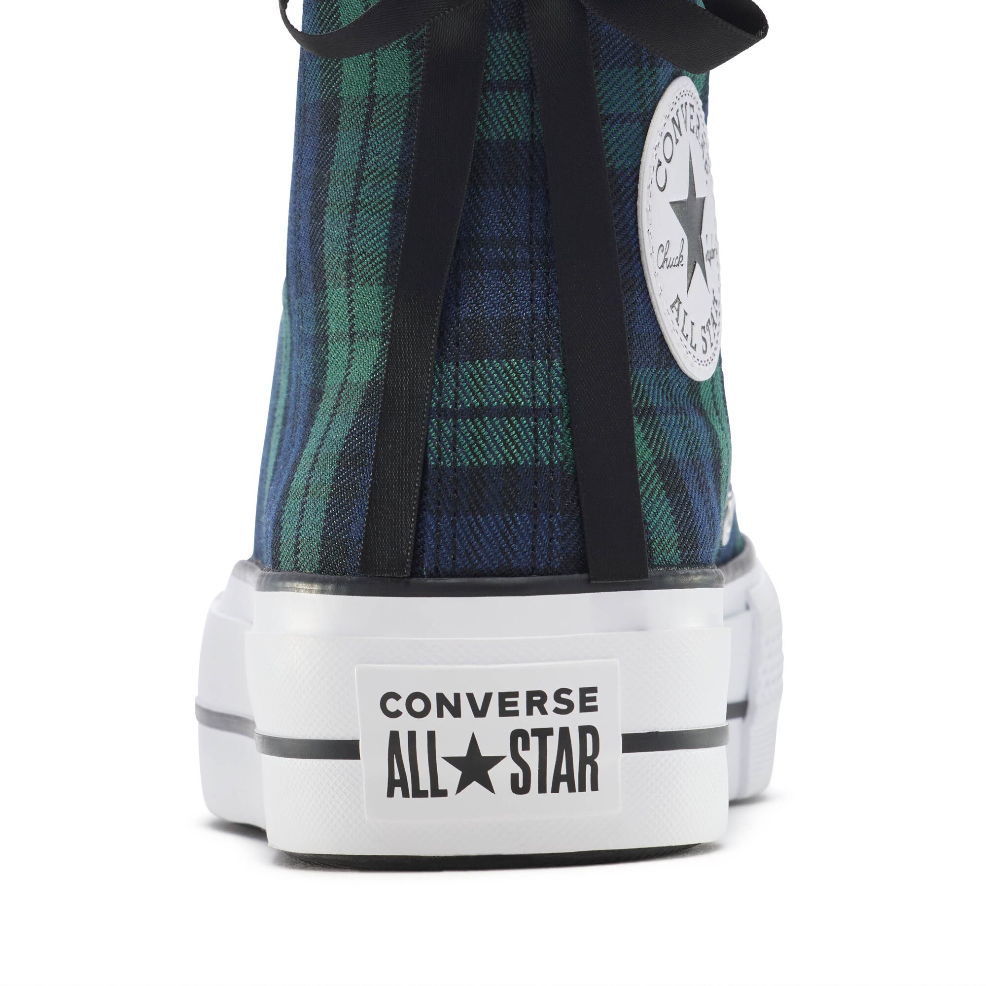 Sapatilhas Casual Chuck Taylor All Star Lift Plaid Converse Verde / azul marinho-10