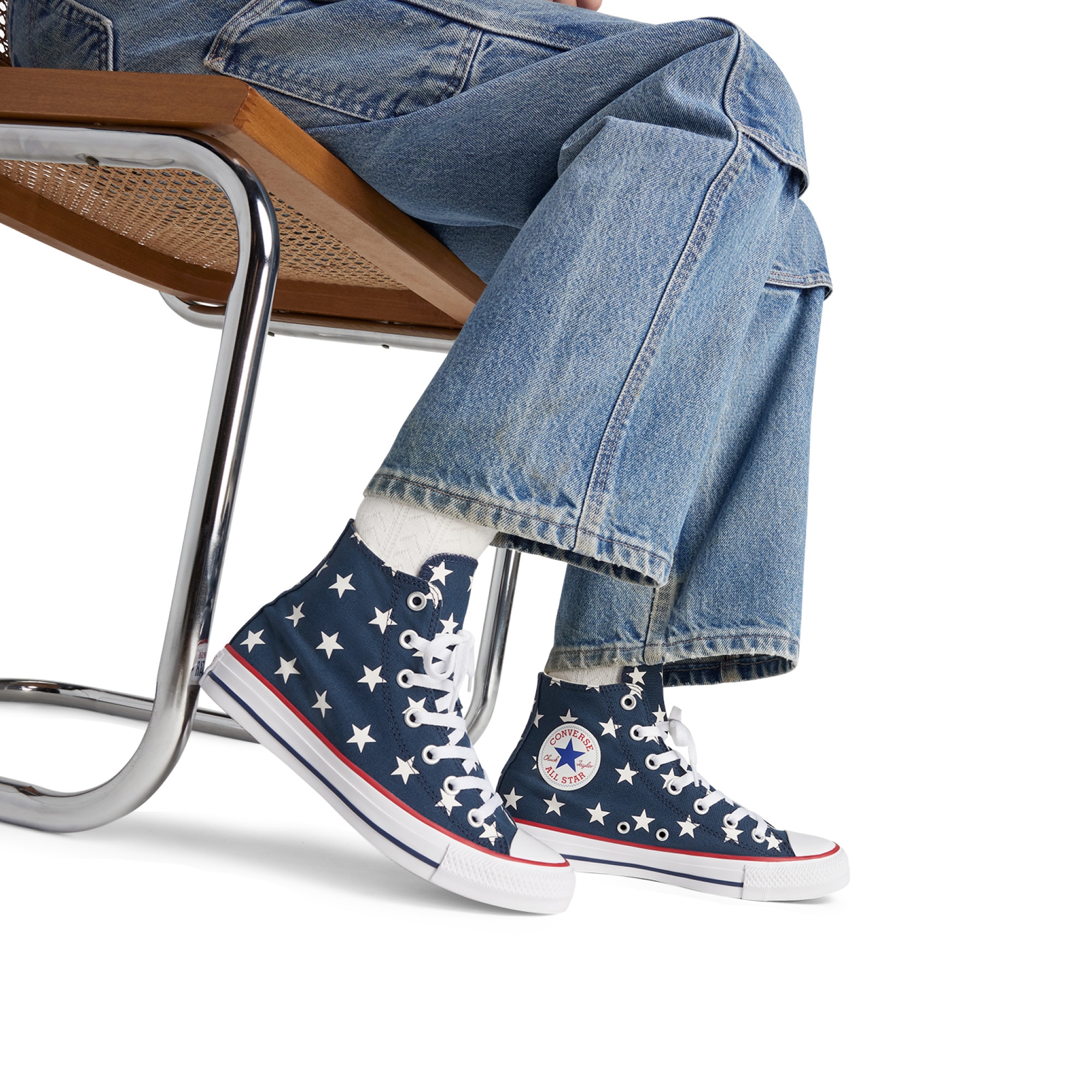 Sapatilhas Casual Chuck Taylor All Star Archive Stars Converse Marinho-2