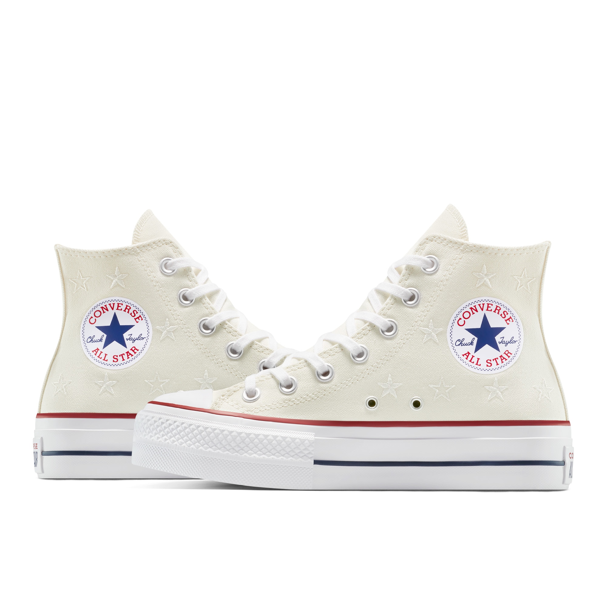 Sapatilhas Casual Chuck Taylor All Star Lift Archive Stars Converse Bege-7