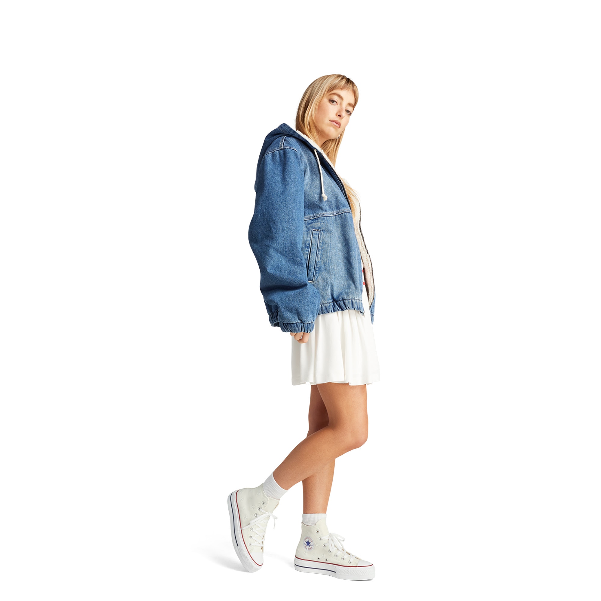 Sapatilhas Casual Chuck Taylor All Star Lift Archive Stars Converse Bege-9