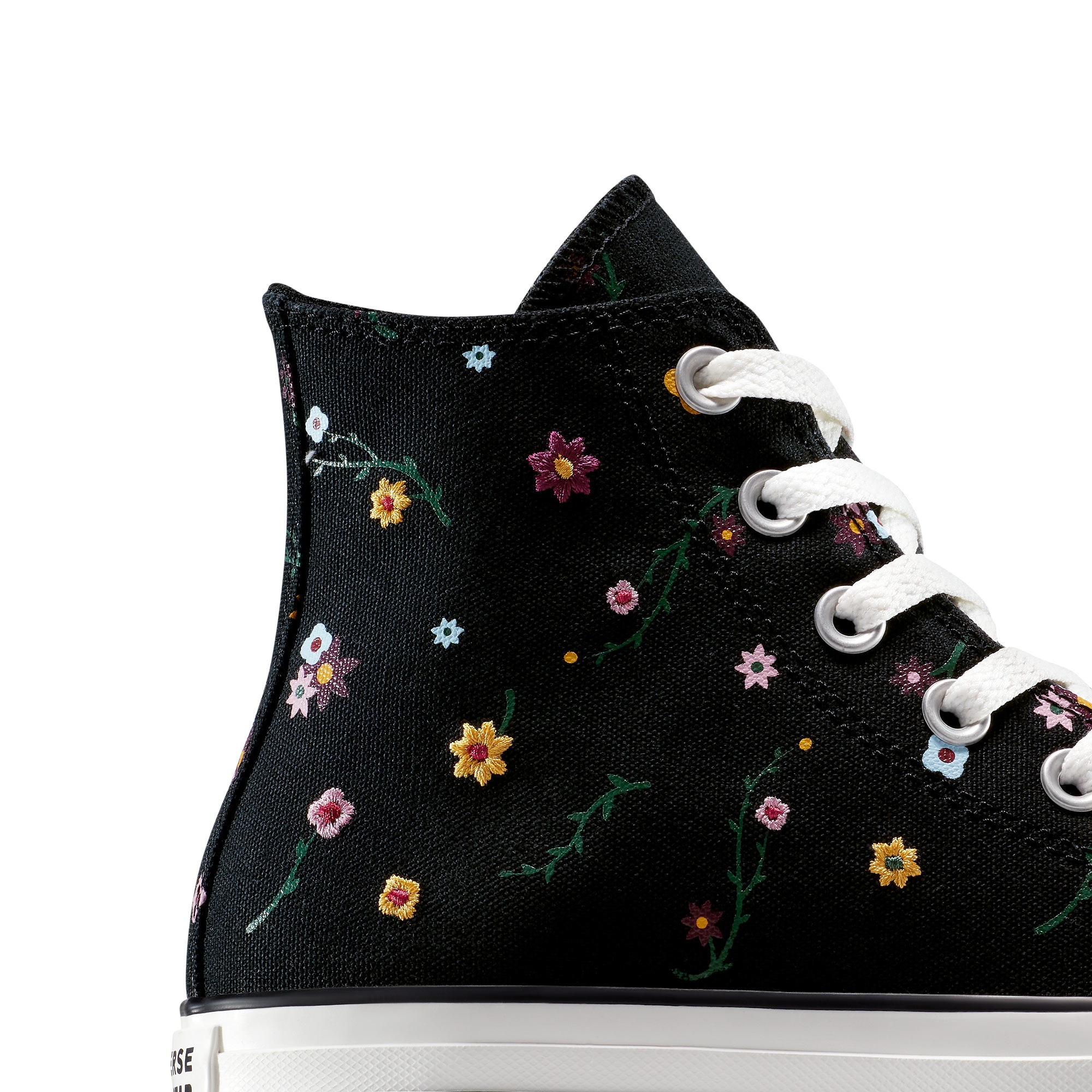 Sapatilhas Casual Chuck Taylor All Star Floral Graphic Converse Preto-9