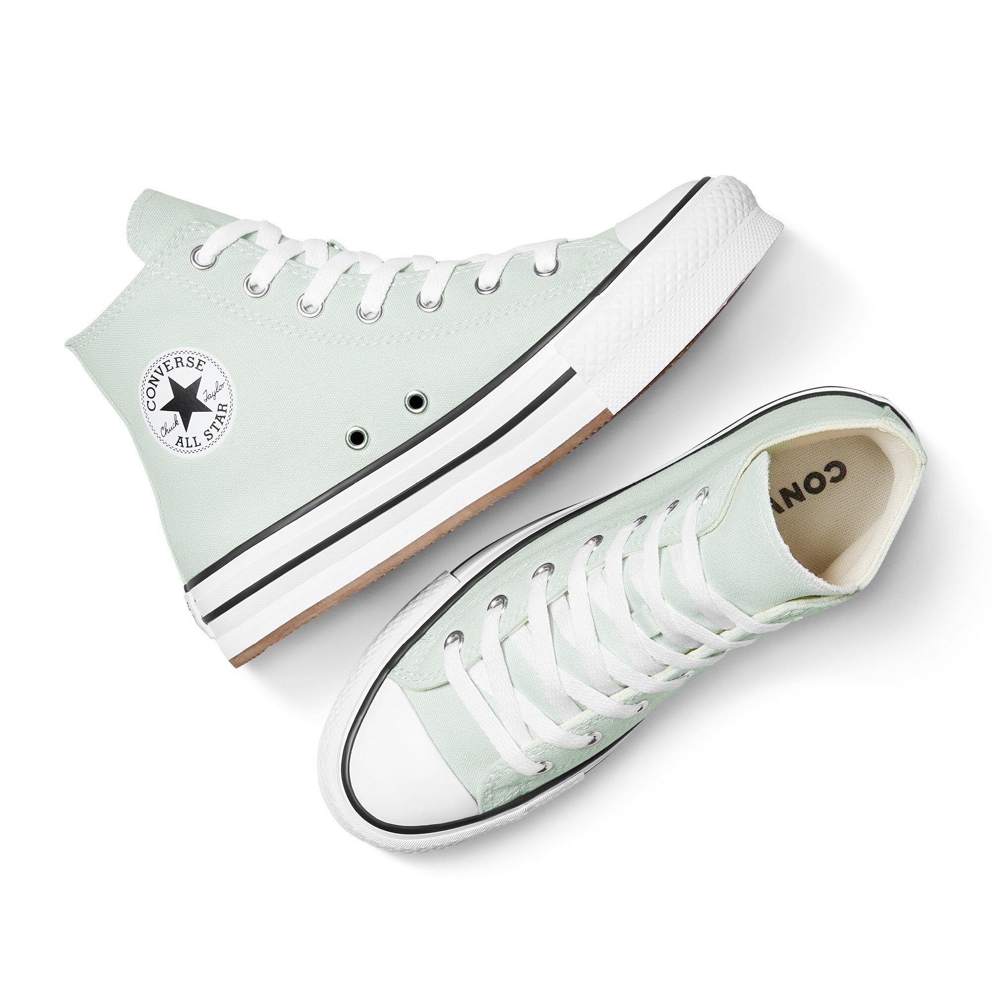 Sapatilhas Casual Chuck Taylor All Star Eva Lift Seasonal Color Converse Infantil Cinzento-claro-4
