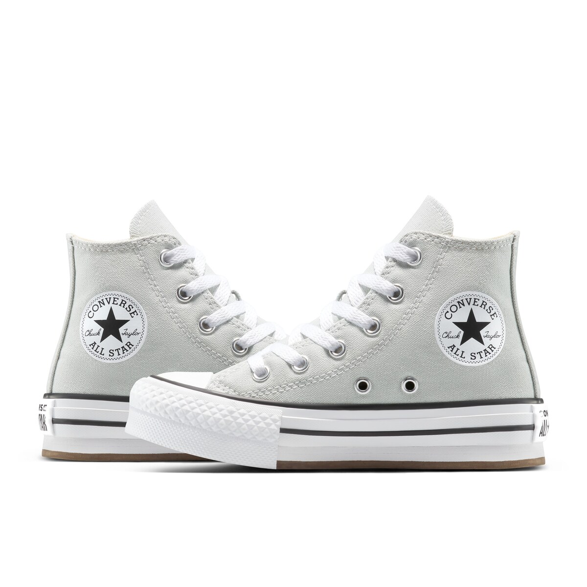 Sapatilhas Casual Chuck Taylor All Star Eva Lift Seasonal Color Converse Infantil Cinzento-claro-2
