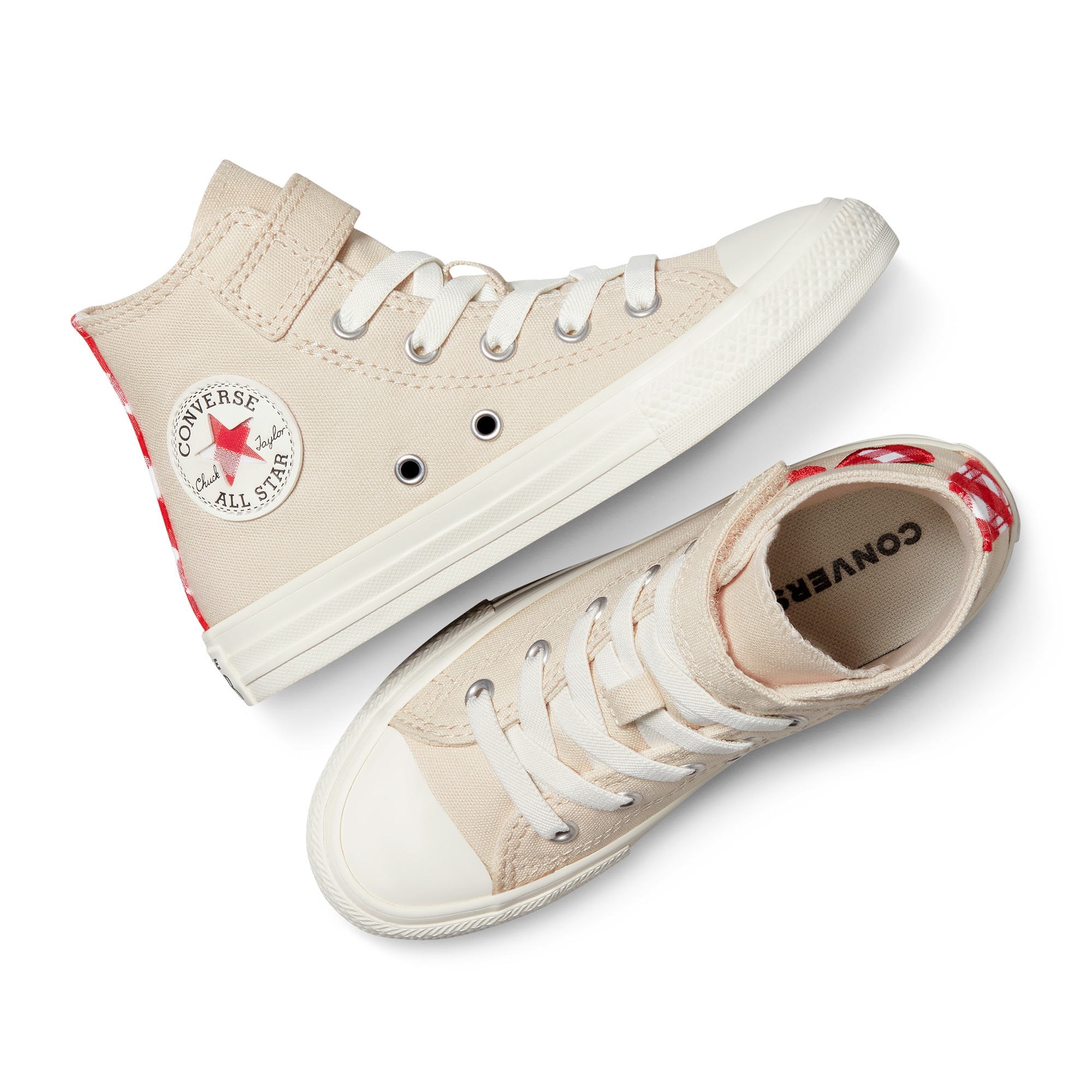 Sapatilhas Casual Infantil Chuck Taylor All Star 1v Apples Converse Bege-2