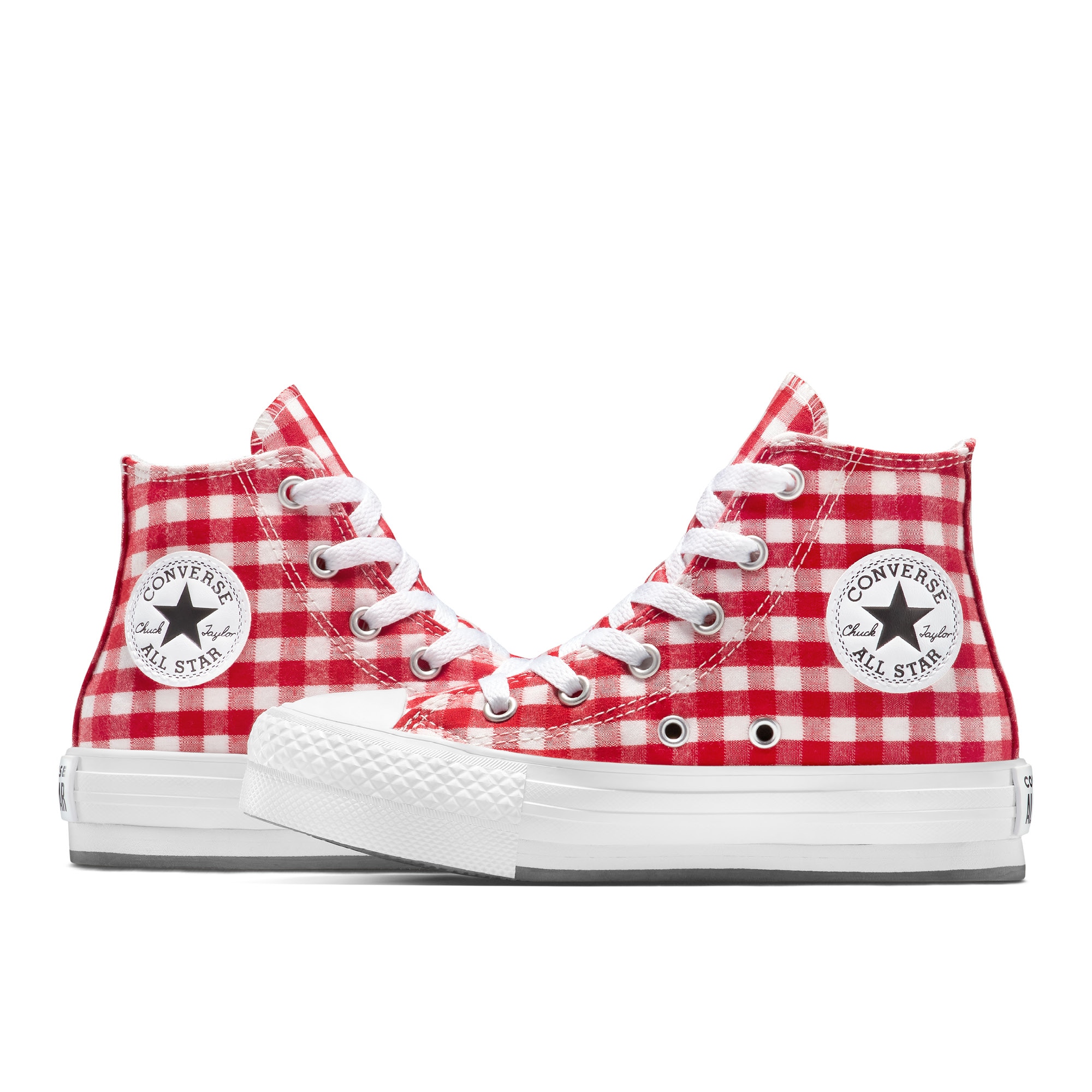 Sapatilhas Casual Chuck Taylor All Star Eva Lift Apple Core Converse Infantil Vermelho / Branco-4