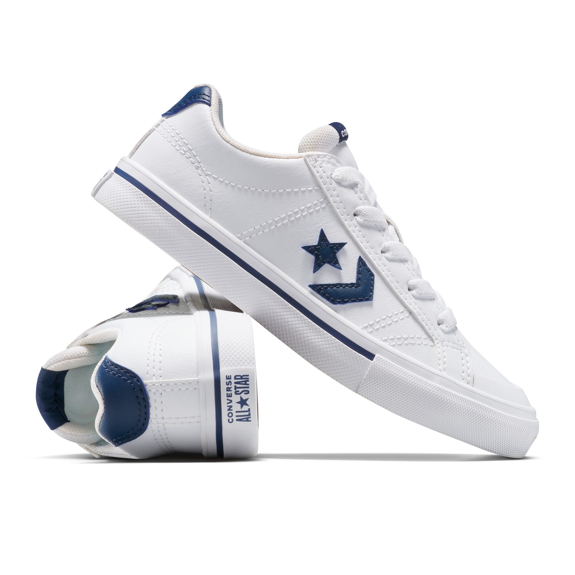 Sapatilhas Casual Infantil Sport Casual Pele Converse Branco-2