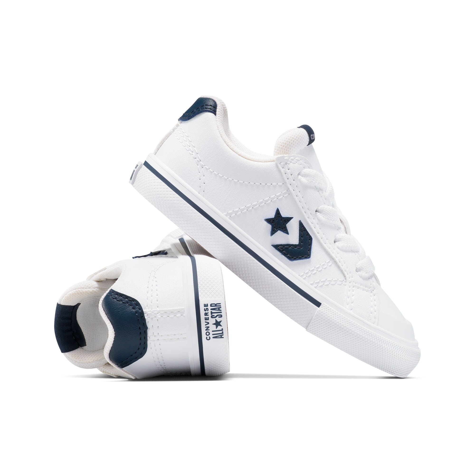 Sapatilhas Casual de Bebés Sport Casual Pele Converse Branco-2
