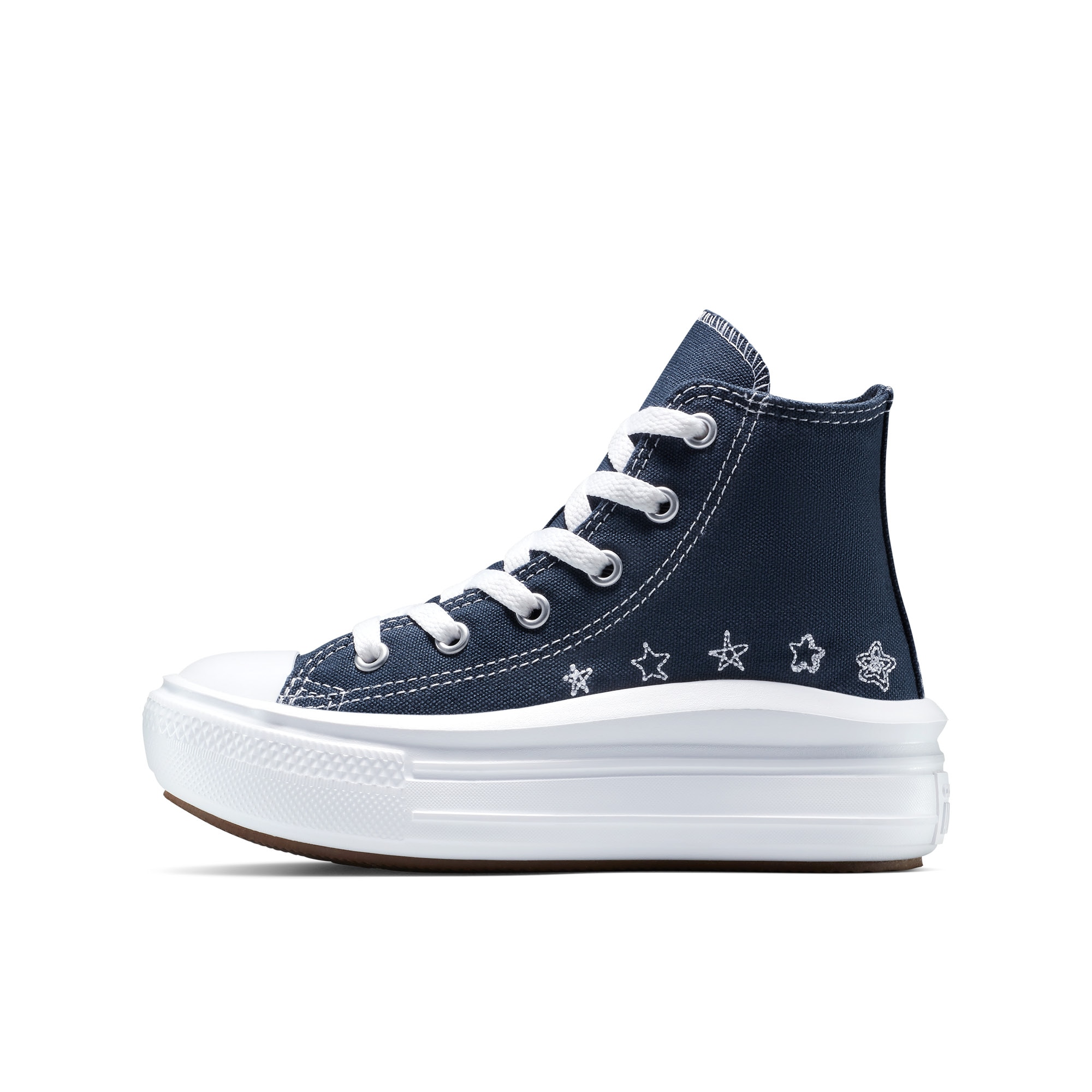 Sapatilhas Casual Infantil Chuck Taylor All Star Move Star Essentials Converse Marinho-3