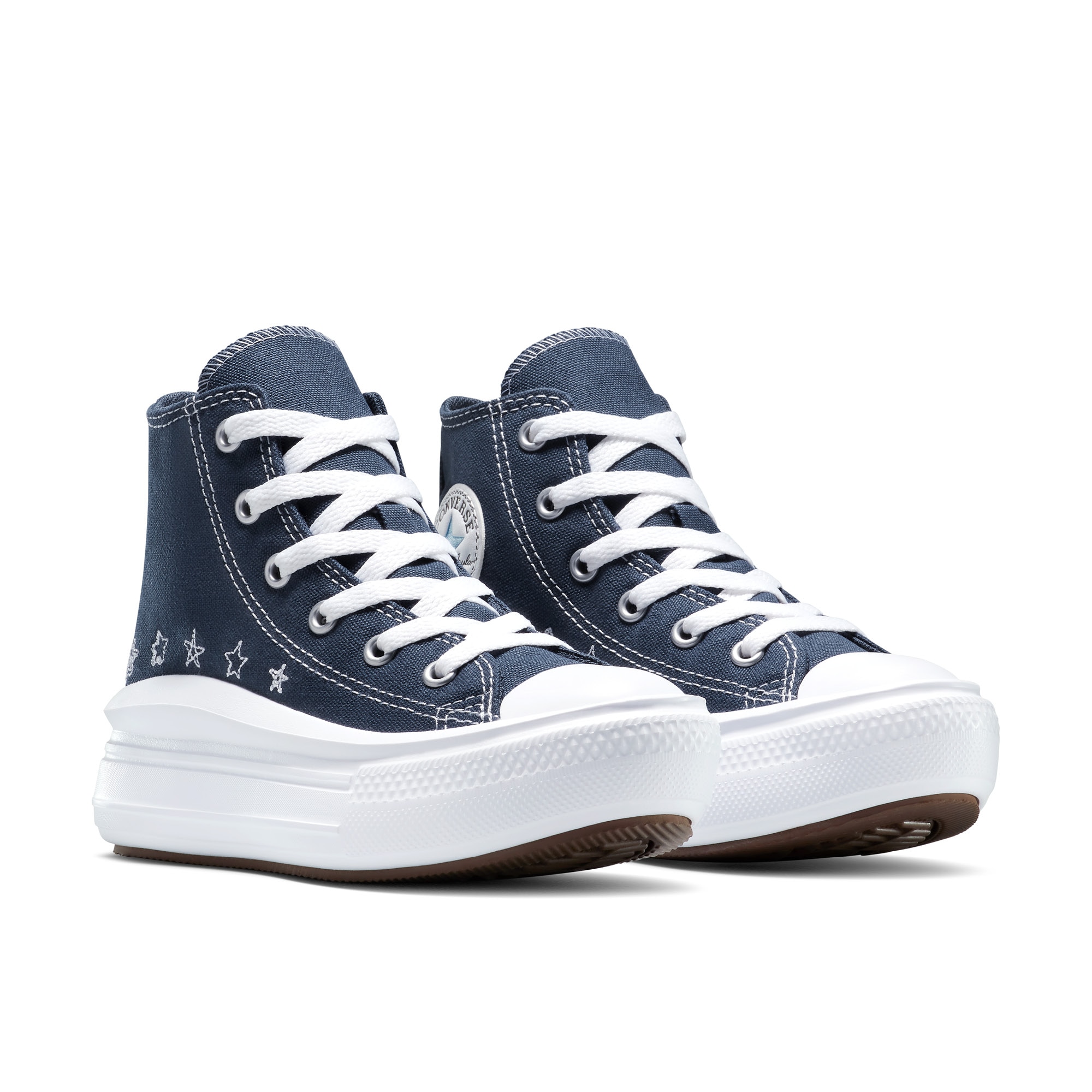 Sapatilhas Casual Infantil Chuck Taylor All Star Move Star Essentials Converse Marinho-5