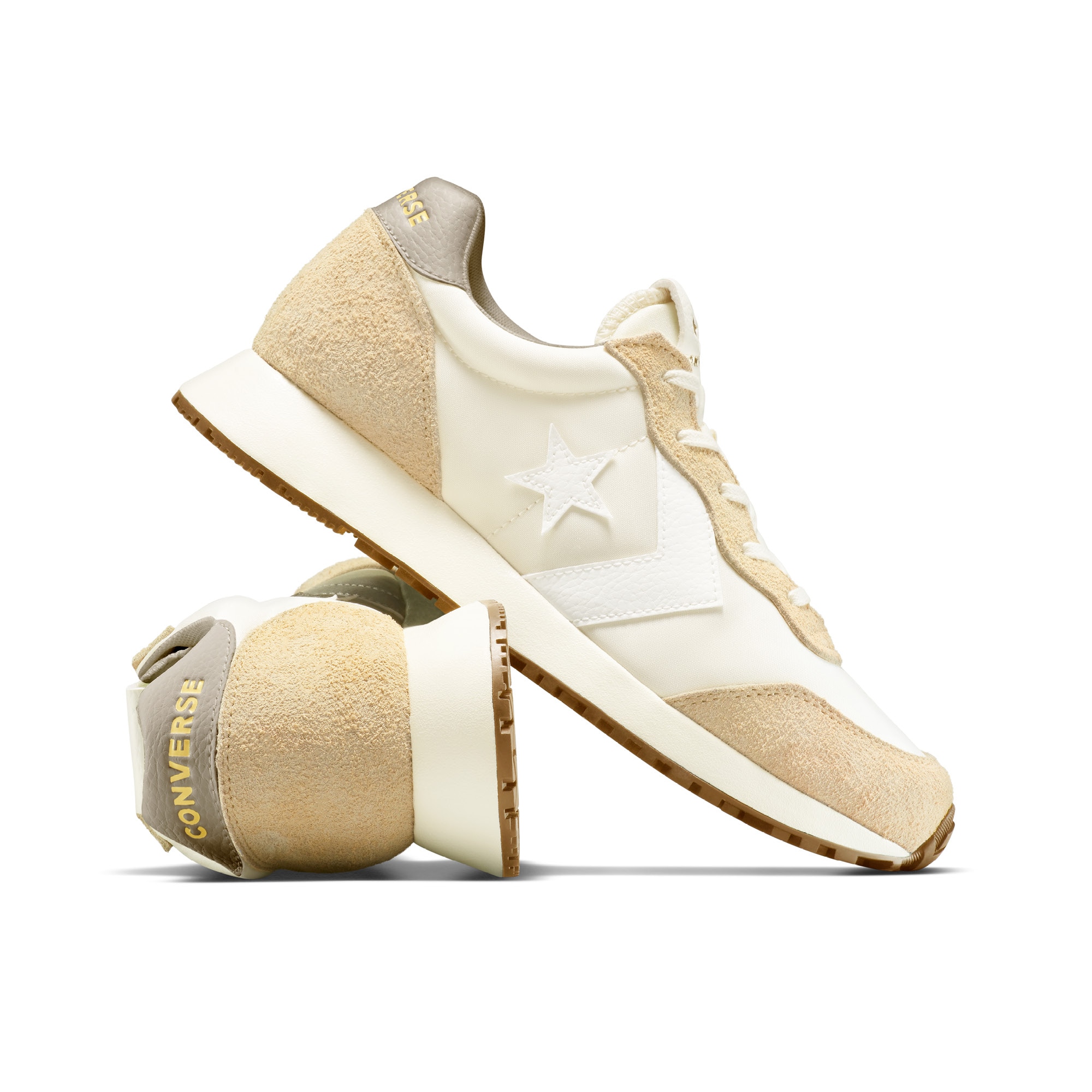 Sapatilhas Casual Omega Trainer Lux School Style Converse Branco / Castanho-2