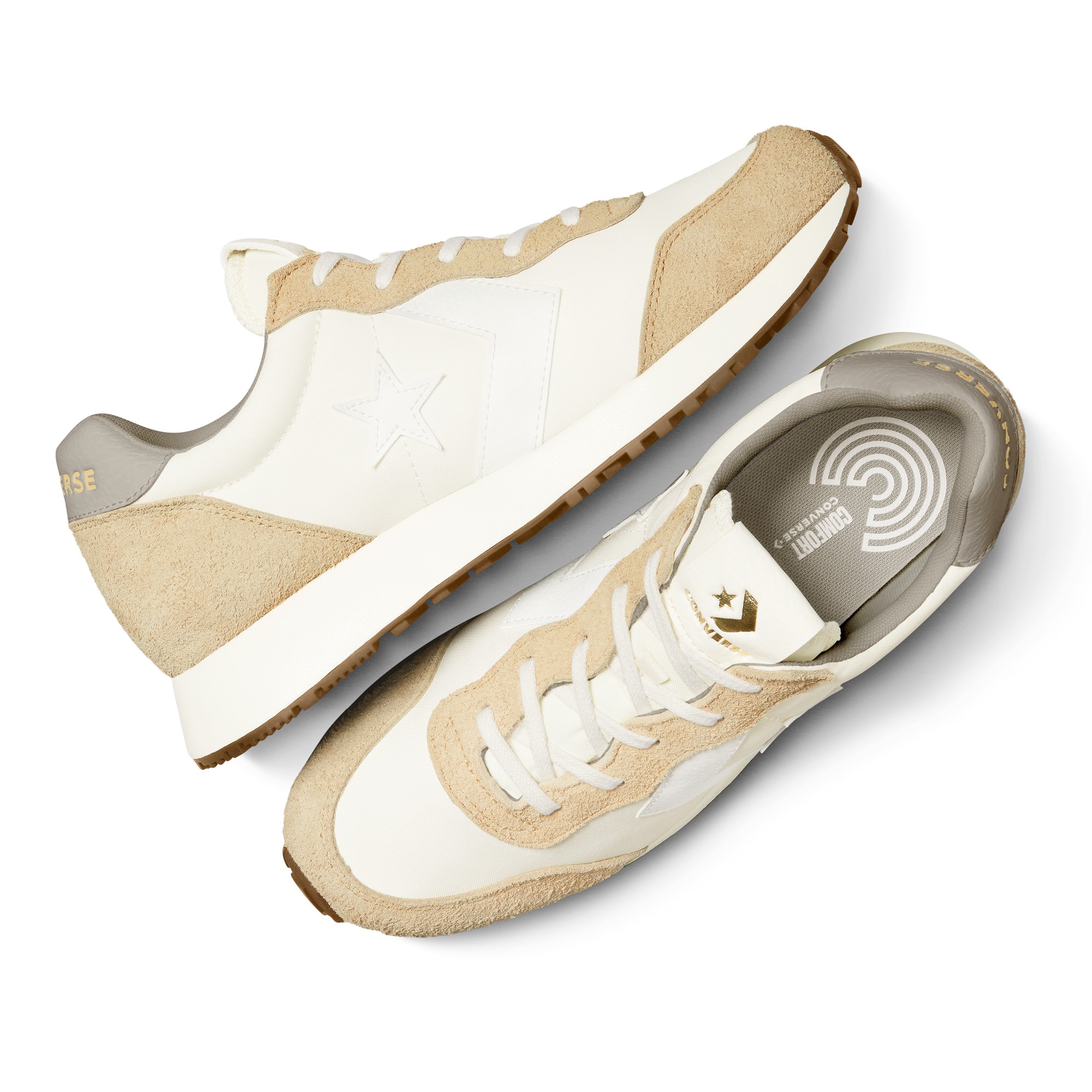 Sapatilhas Casual Omega Trainer Lux School Style Converse Branco / Castanho-3