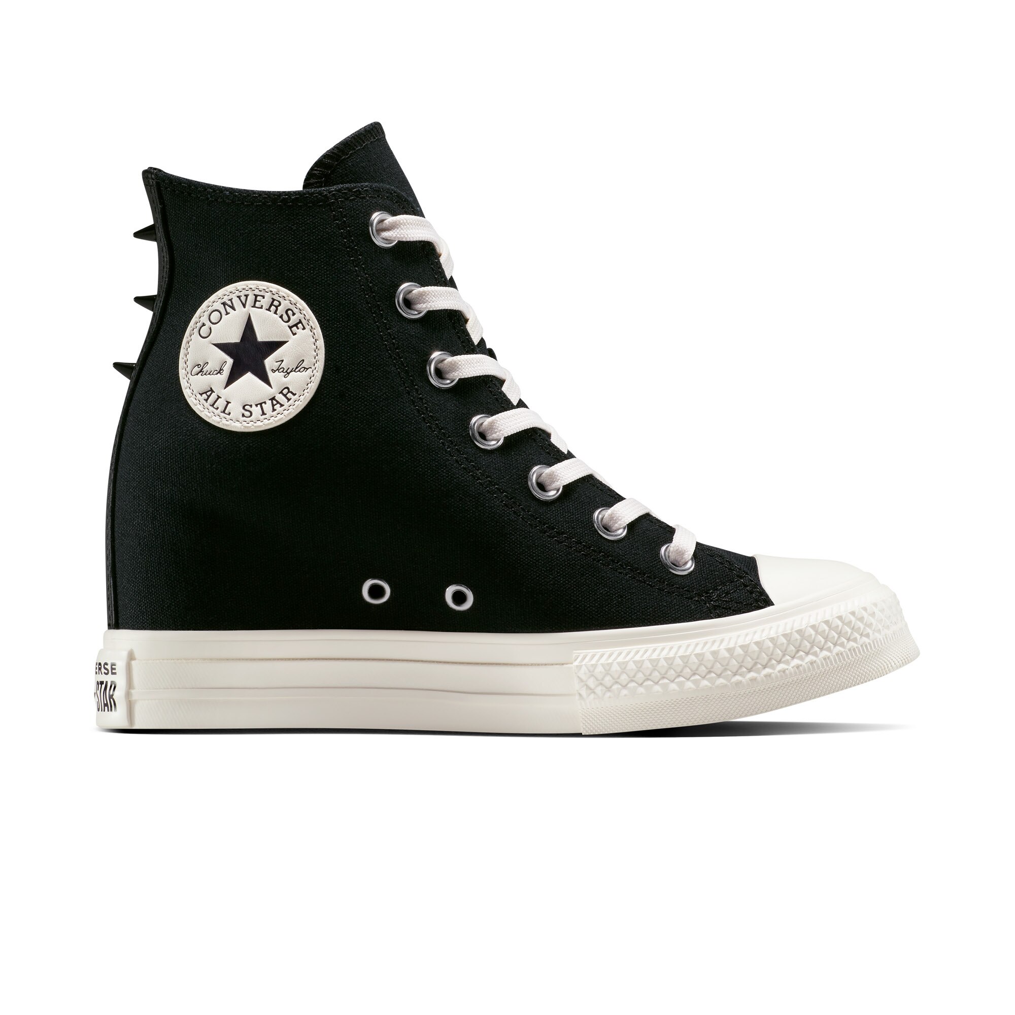 Sapatilhas Casual Chuck Taylor All Star Wedge Trend Icon Converse Preto-1