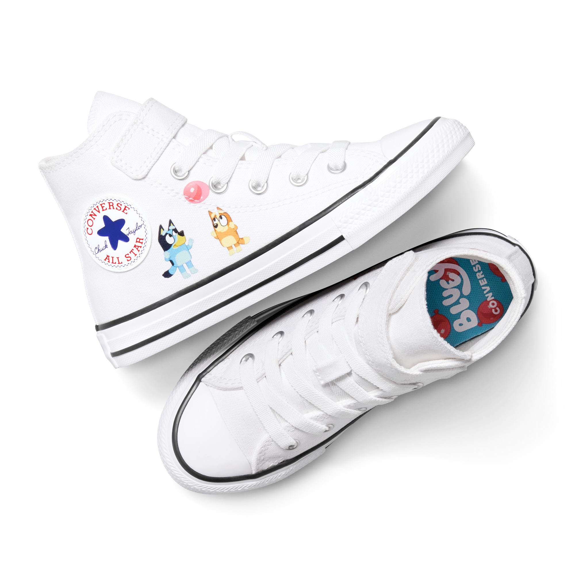 Sapatilhas Casual Infantil Ctas 1v Bluey Converse Branco-2