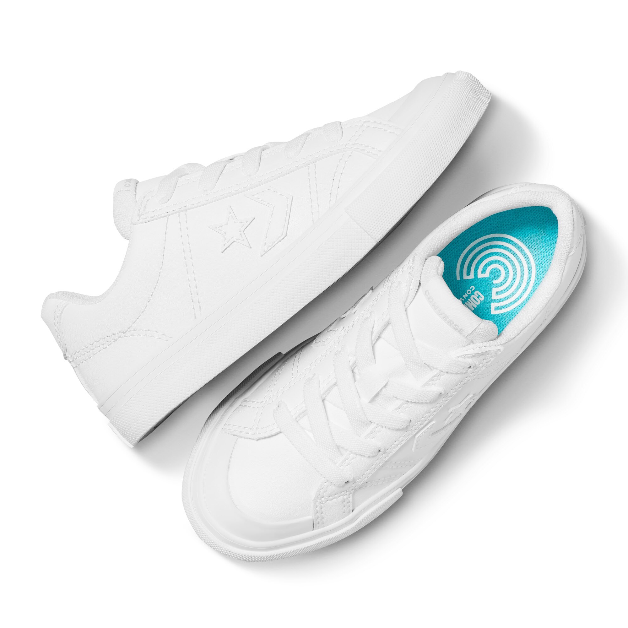 Sapatilhas Casual Infantil Sport Casual Leather Converse Branco-3