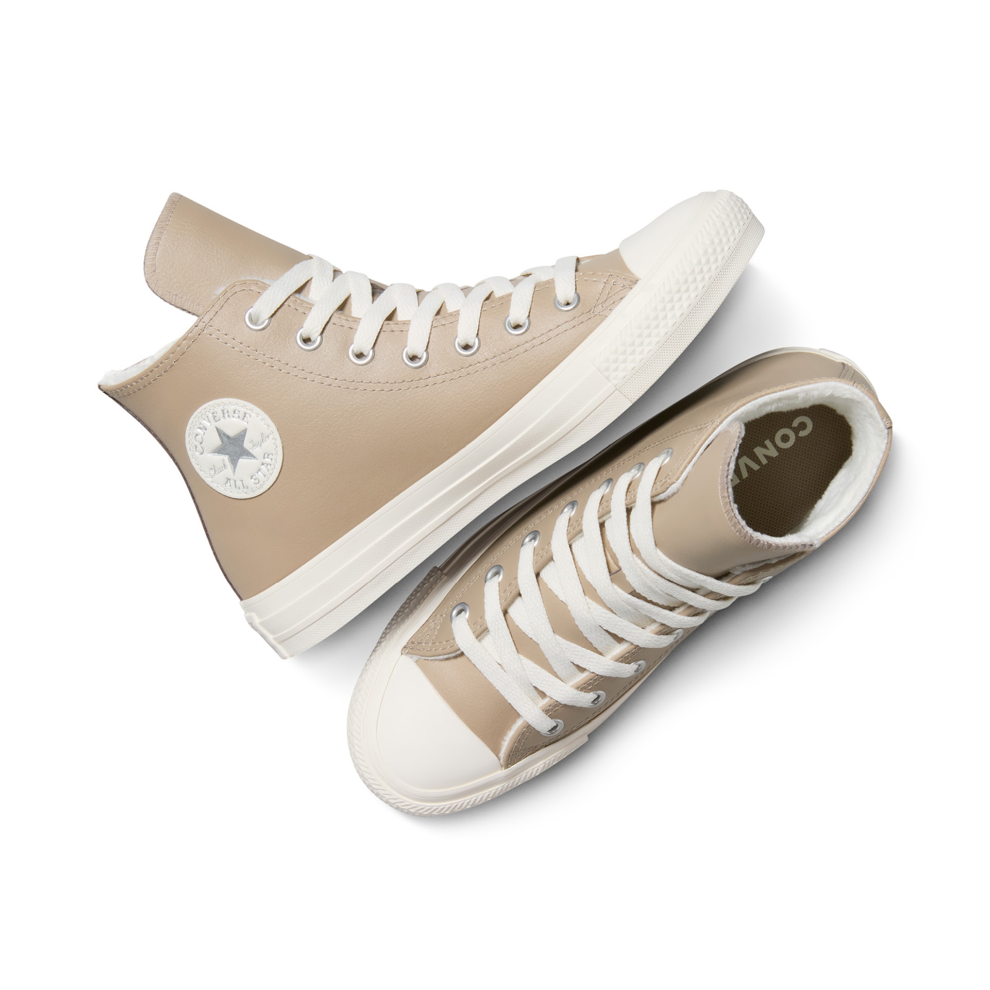 Sapatilhas Casual Infantil Chuck Taylor All Star Winter Essentials Converse Castanho-claro-4