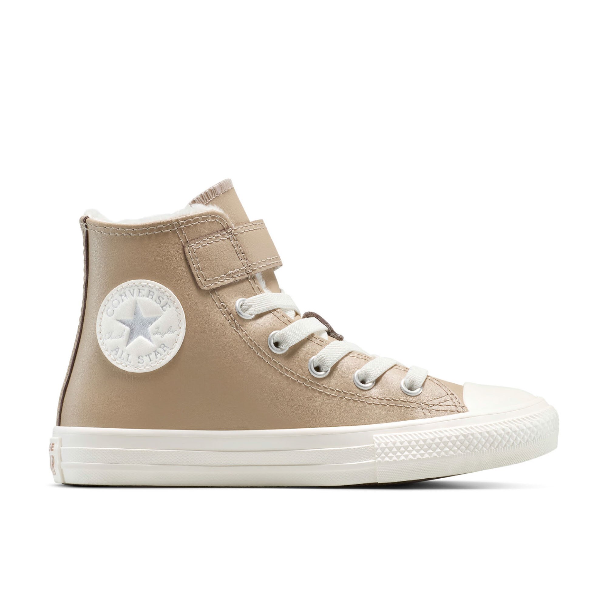 Sapatilhas Casual Infantil Chuck Taylor All Star 1v Winter Essentials Converse Castanho-claro-1
