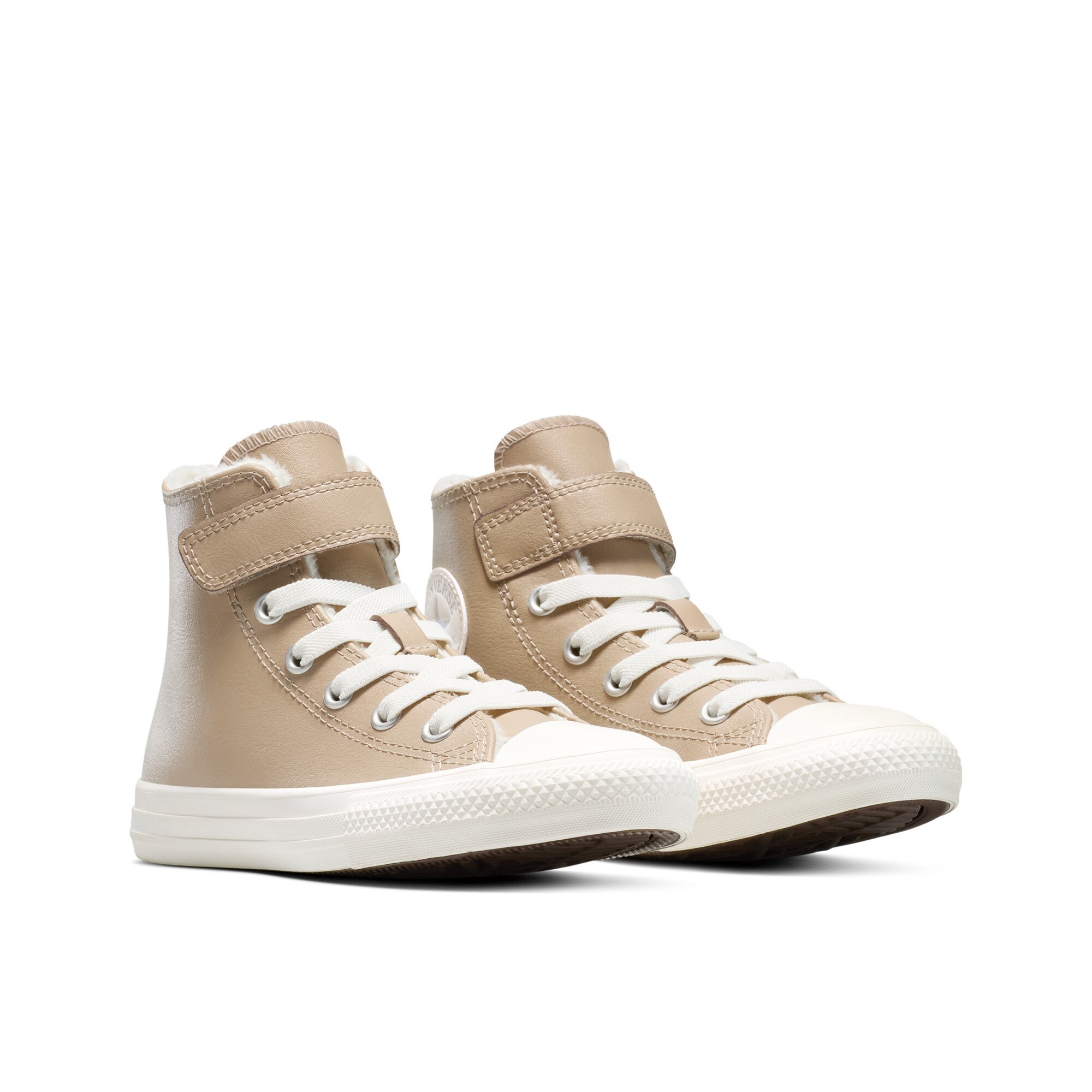 Sapatilhas Casual Infantil Chuck Taylor All Star 1v Winter Essentials Converse Castanho-claro-5