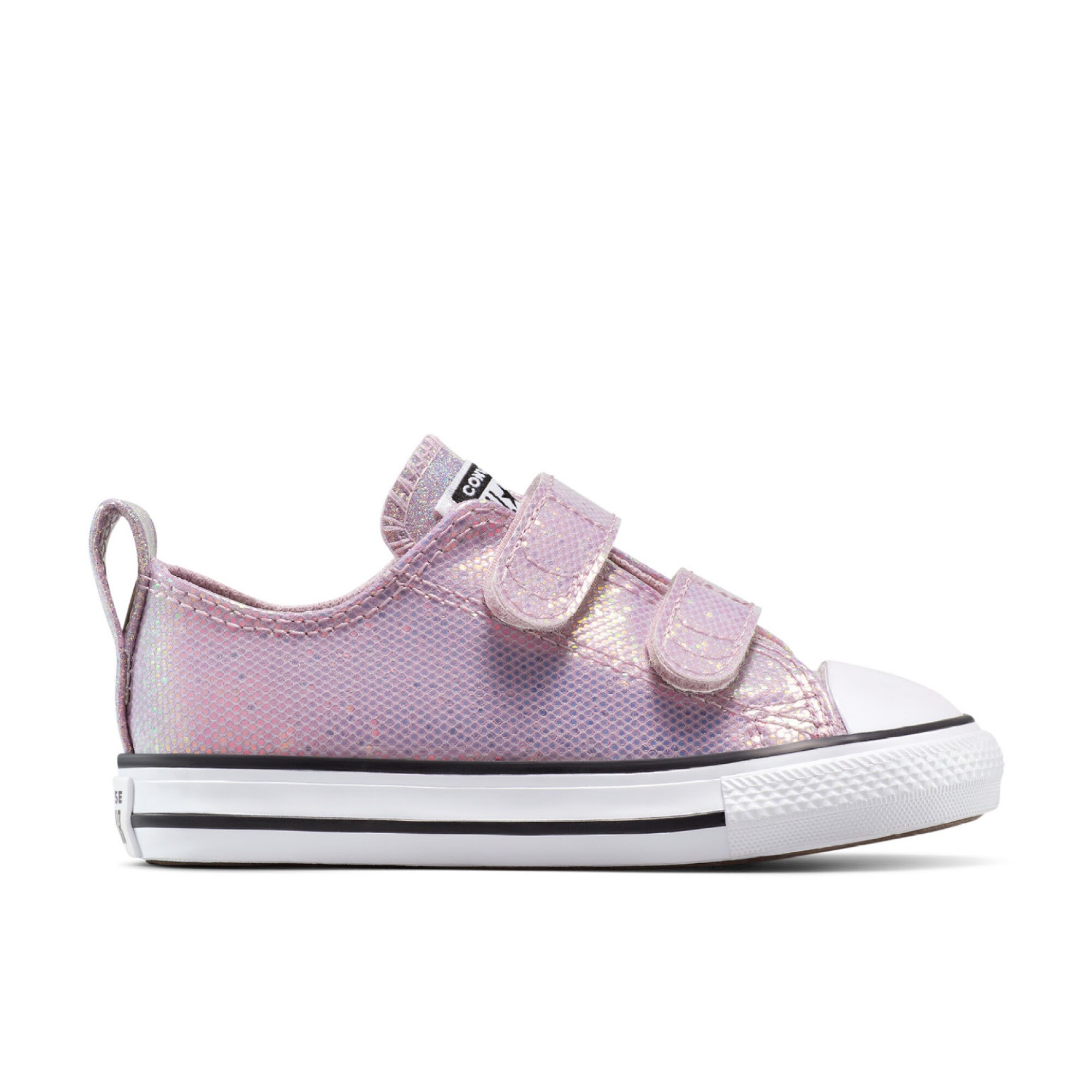 Sapatilhas Casual de Bebés Chuck Taylor All Star 2v Holiday Disco Converse Rosa-1