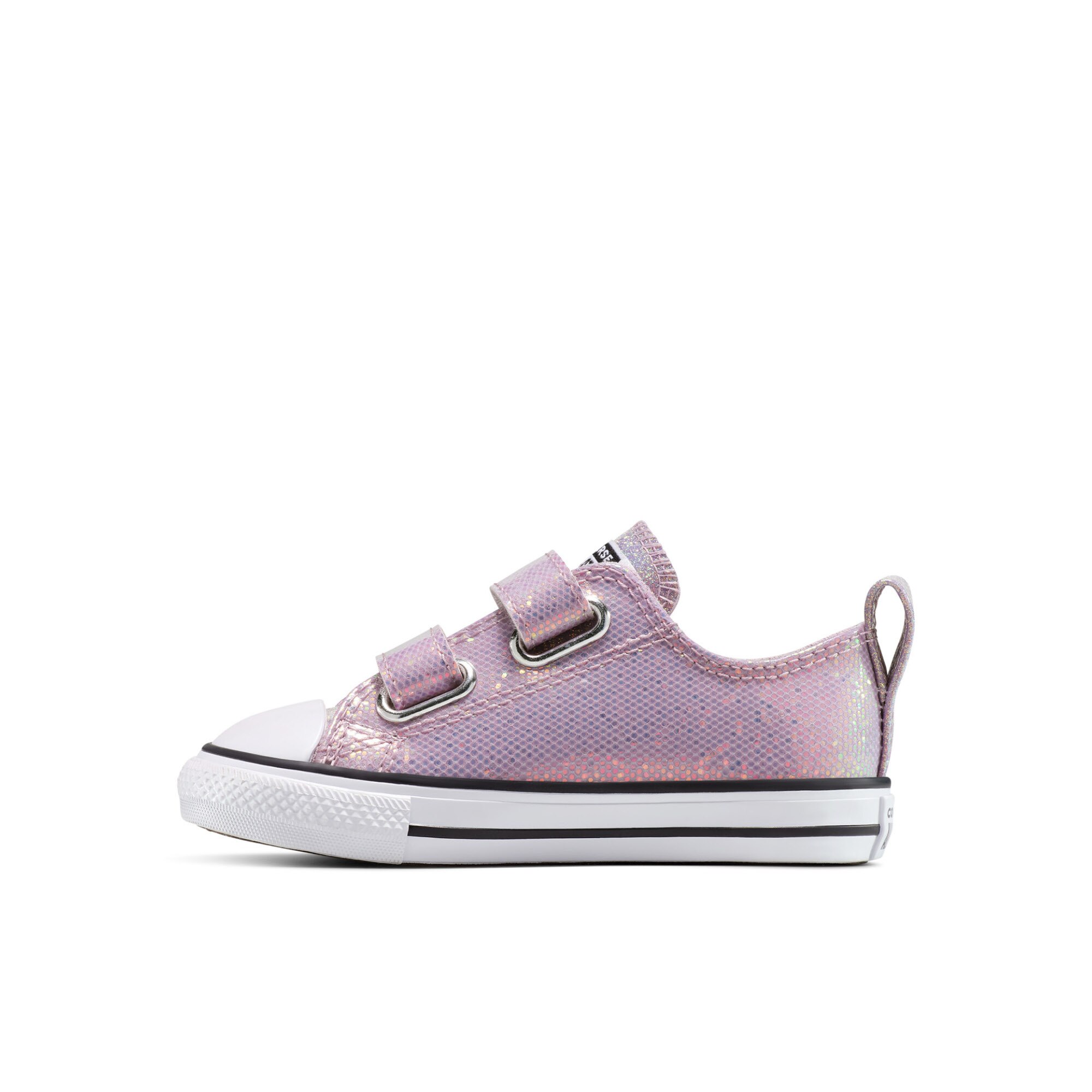 Sapatilhas Casual de Bebés Chuck Taylor All Star 2v Holiday Disco Converse Rosa-2