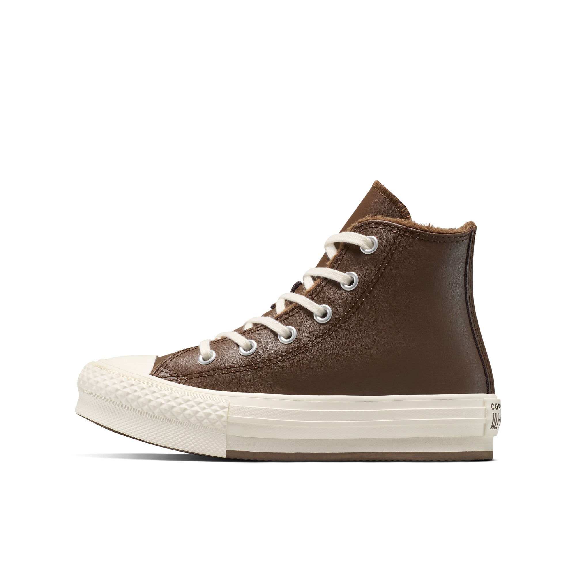 Sapatilhas Casual Infantil Chuck Taylor All Star Eva Lift Winter Essentials Converse Castanho-escuro-3