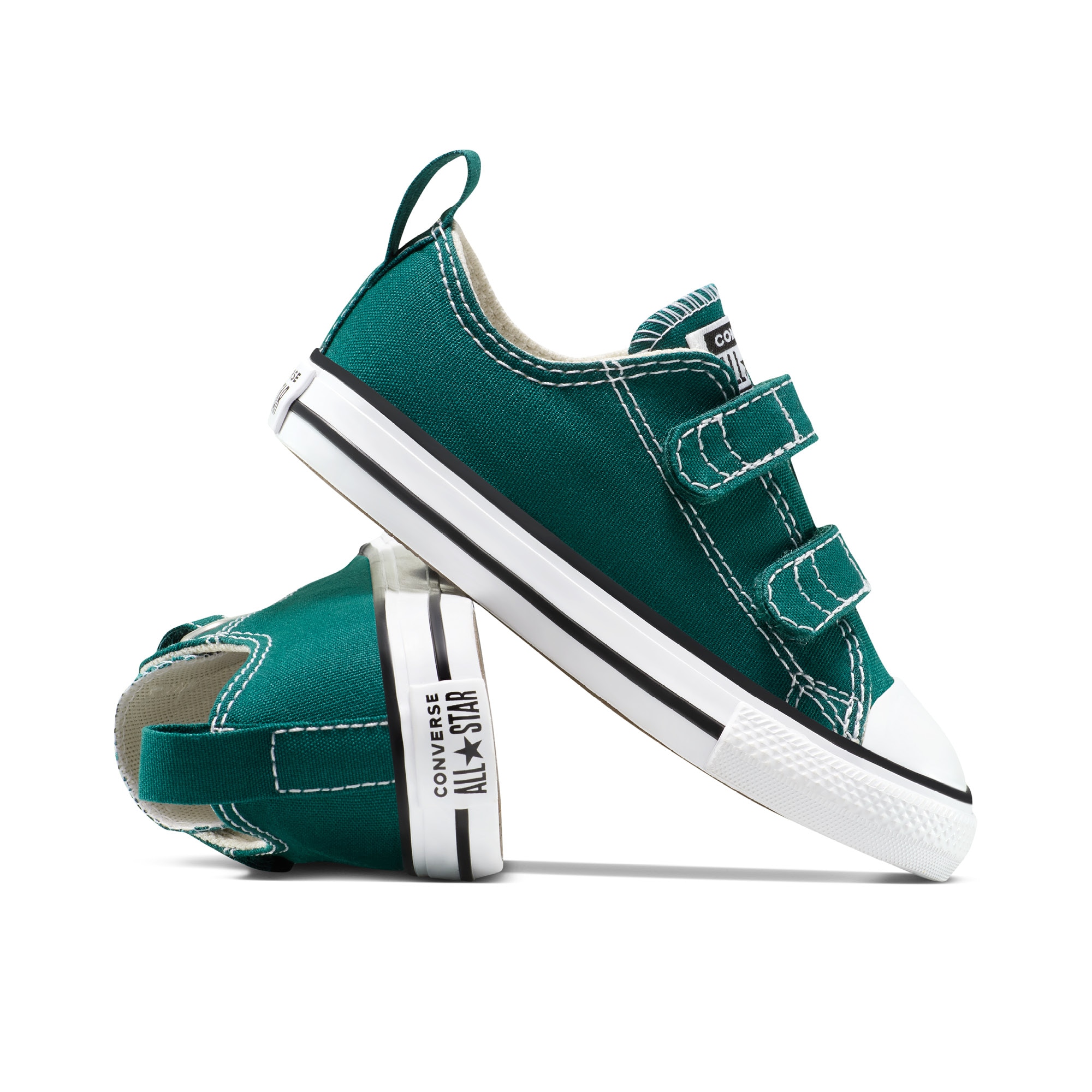 Sapatilhas Casual para Bebés Chuck Taylor All Star 2v Seasonal Color Converse Verde-2