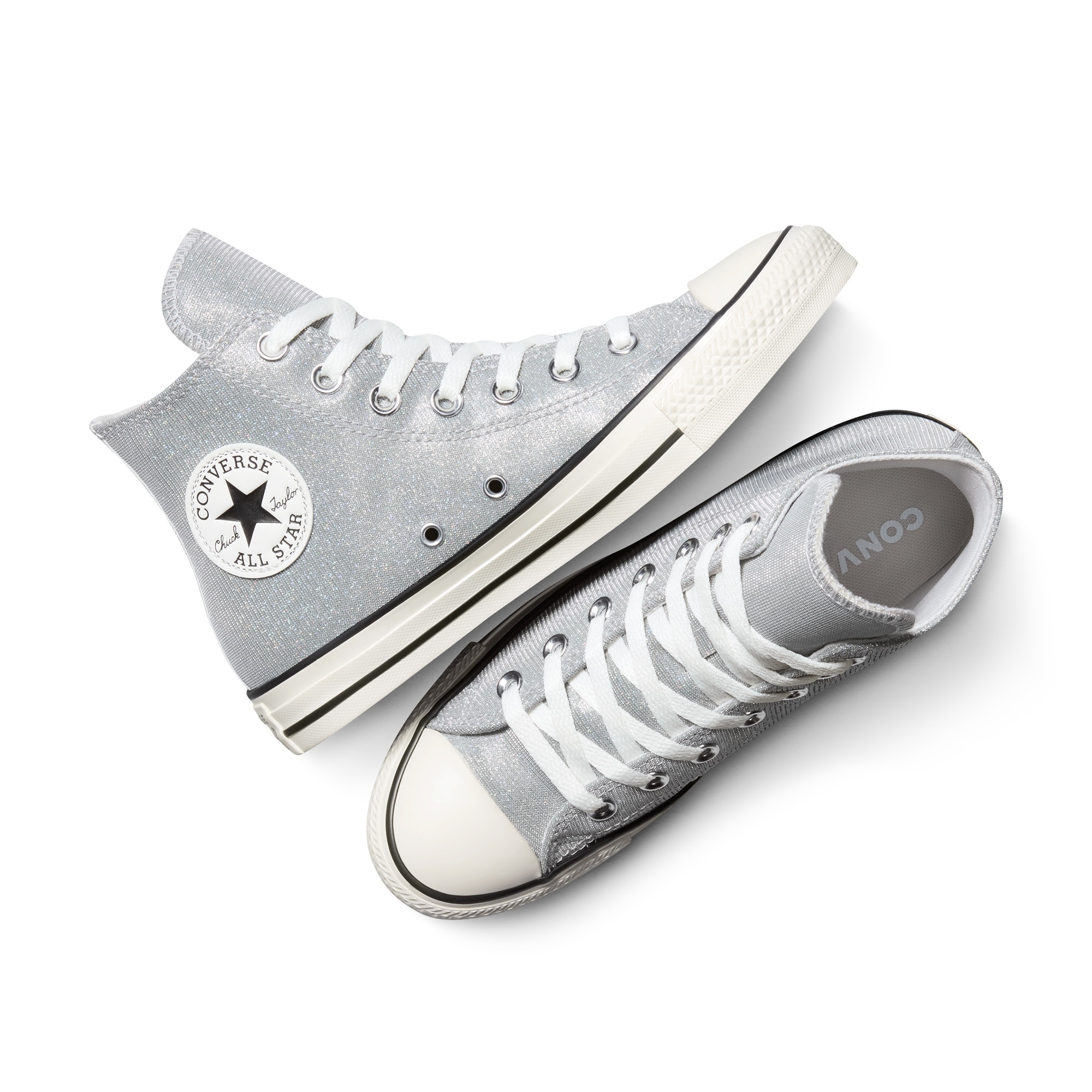 Sapatilhas Casual Chuck Taylor All Star Shine Converse Cinzento-claro-5
