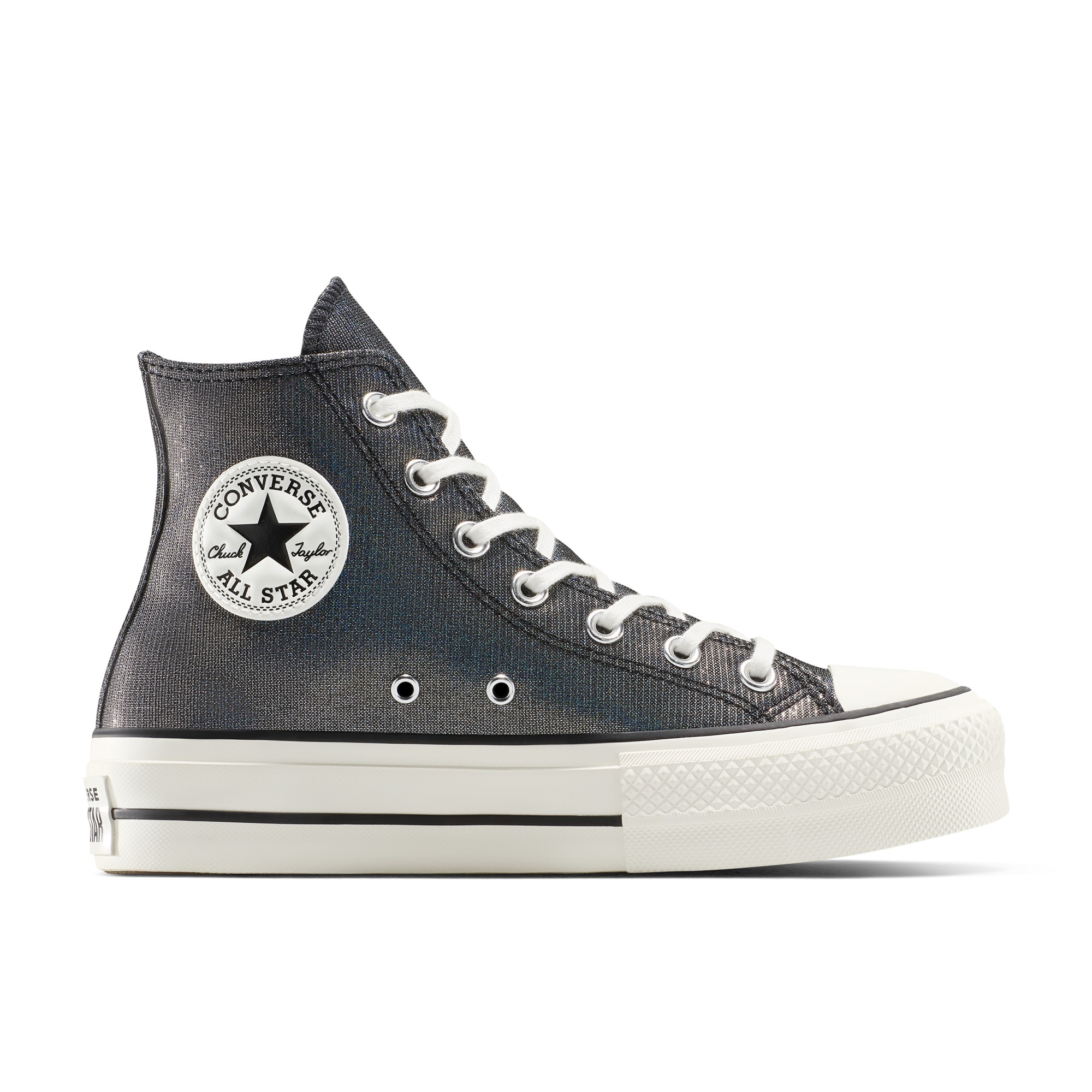 Sapatilhas Casual Chuck Taylor All Star Lift Shine Converse Cinzento escuro metalizado-1