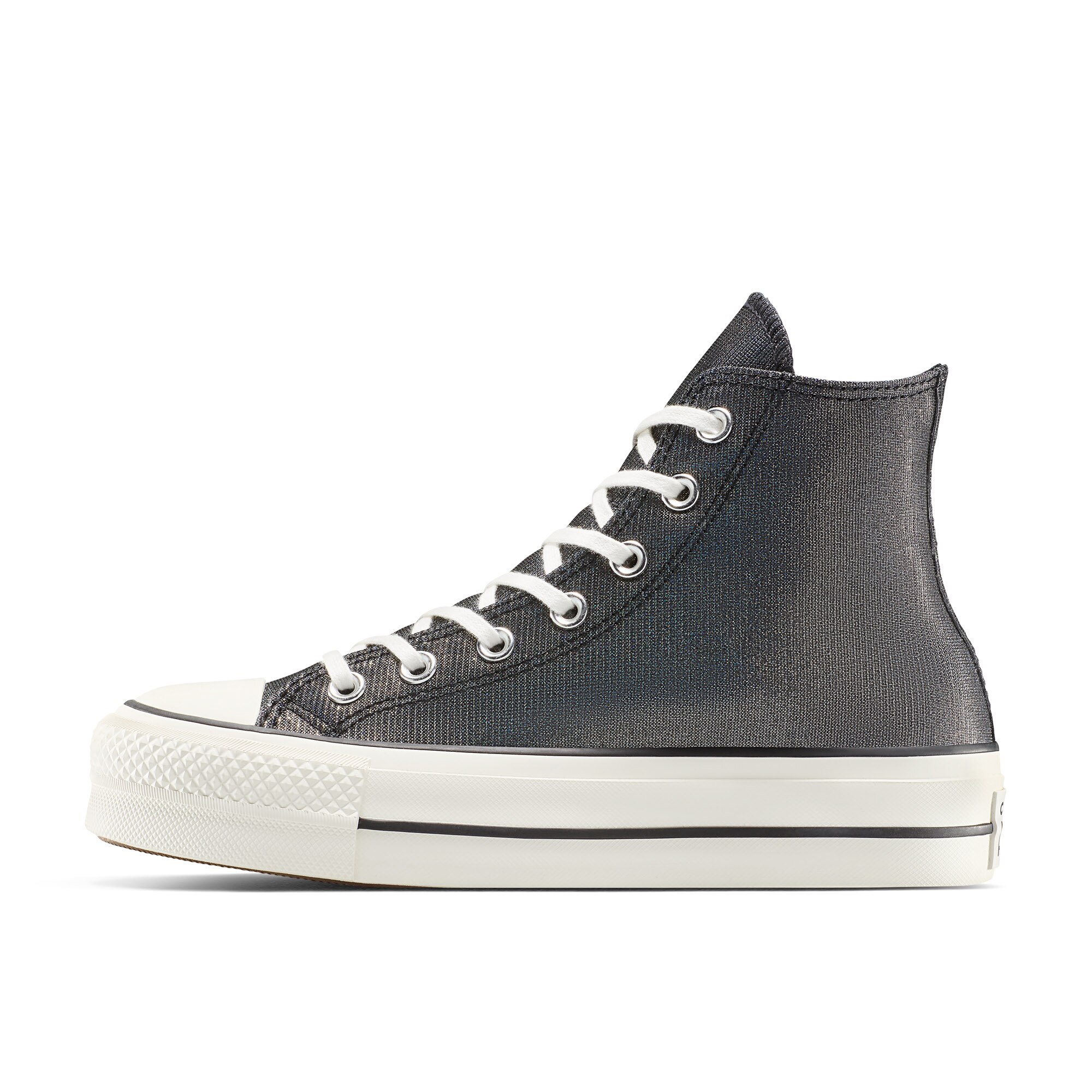 Sapatilhas Casual Chuck Taylor All Star Lift Shine Converse Cinzento escuro metalizado-5