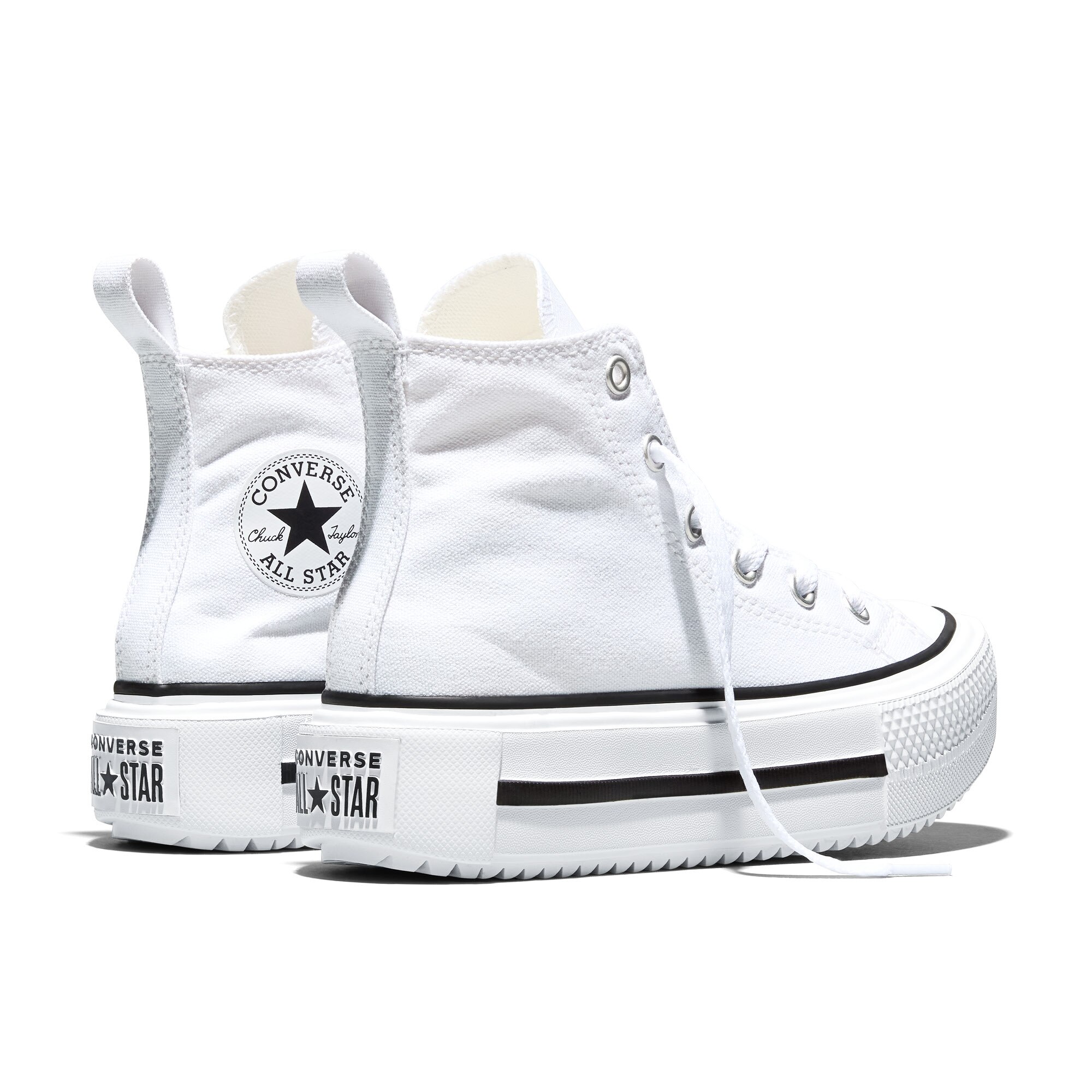Sapatilhas Casual Chuck Taylor All Star Lift Double Stack Converse Branco-4