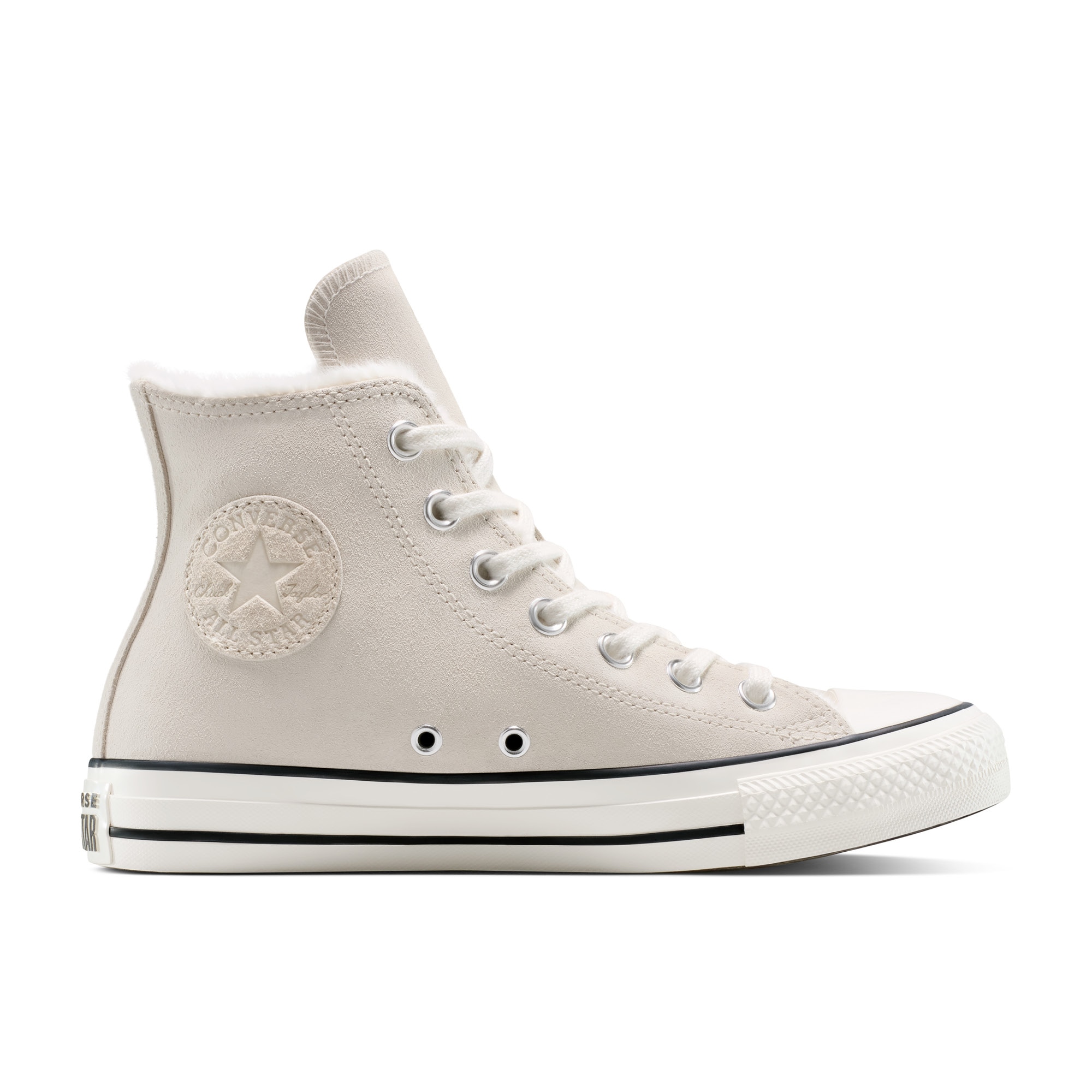 Sapatilhas Casual Chuck Taylor All Star Winter Luxe Converse Branco-marfim-1