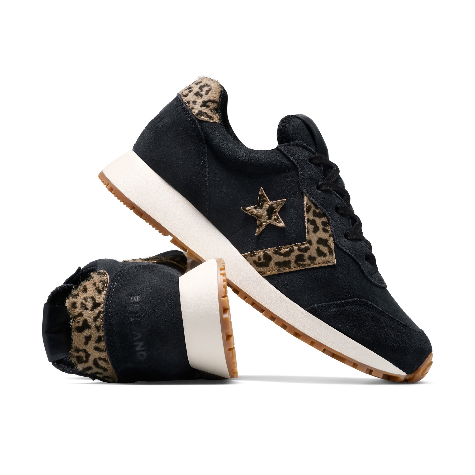 Sapatilhas Casual Omega Trainer Animal Luxe Converse Preto-2