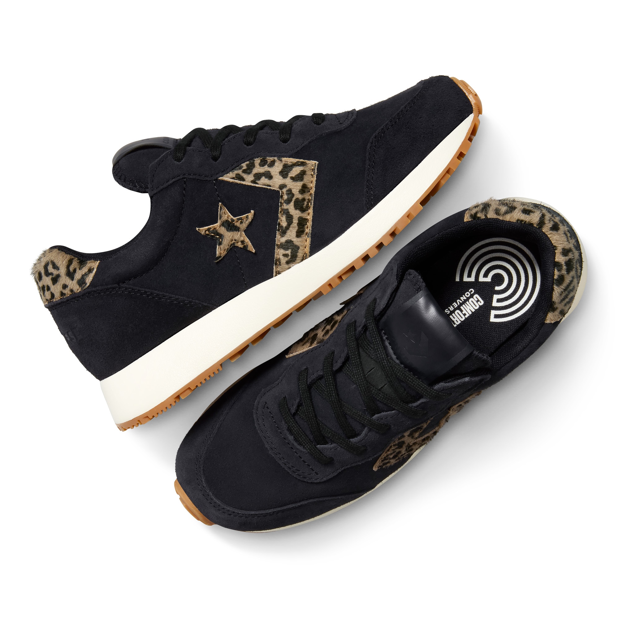 Sapatilhas Casual Omega Trainer Animal Luxe Converse Preto-4