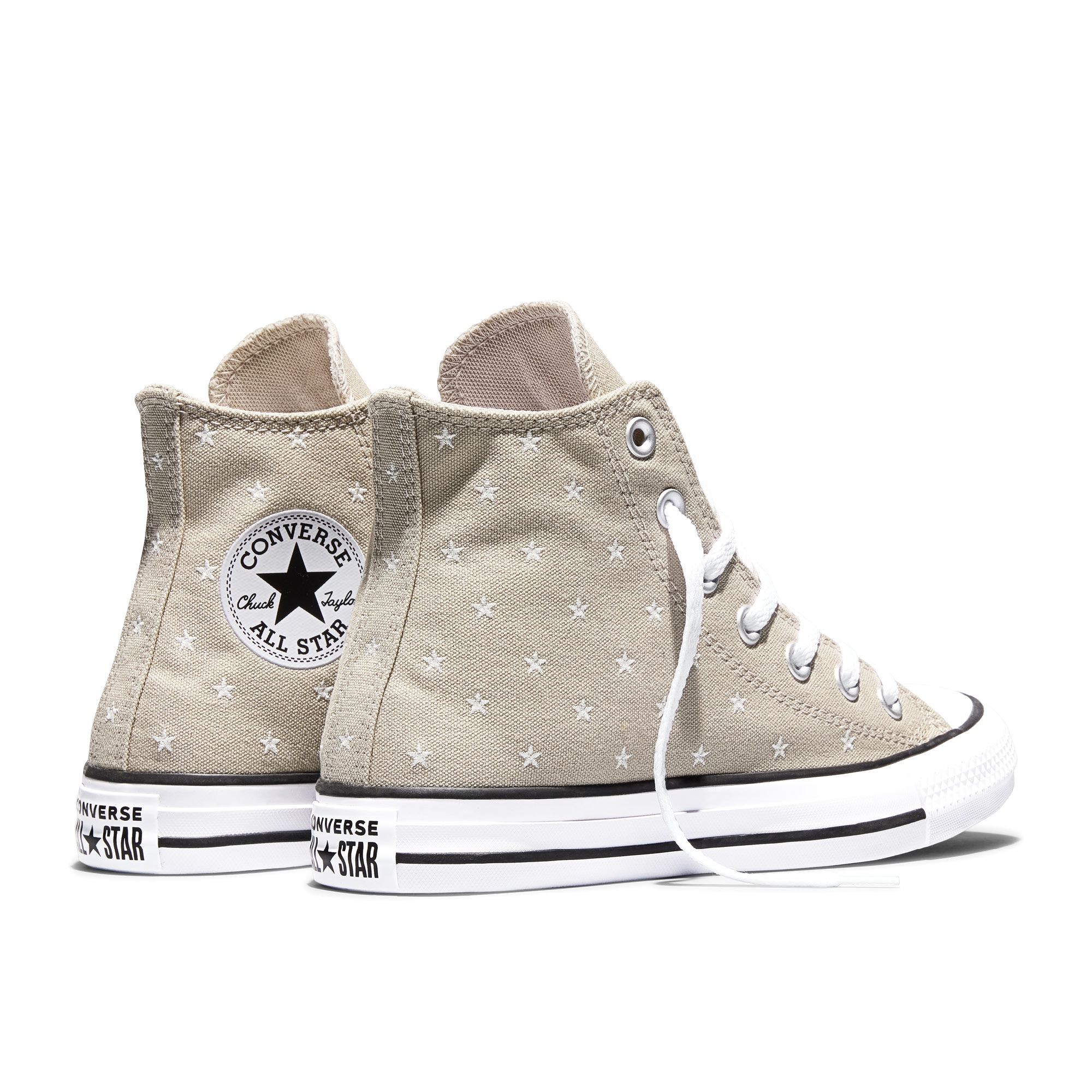 Sapatilhas Casual Chuck Taylor All Star Embroidered Stars Converse Castanho-claro-2