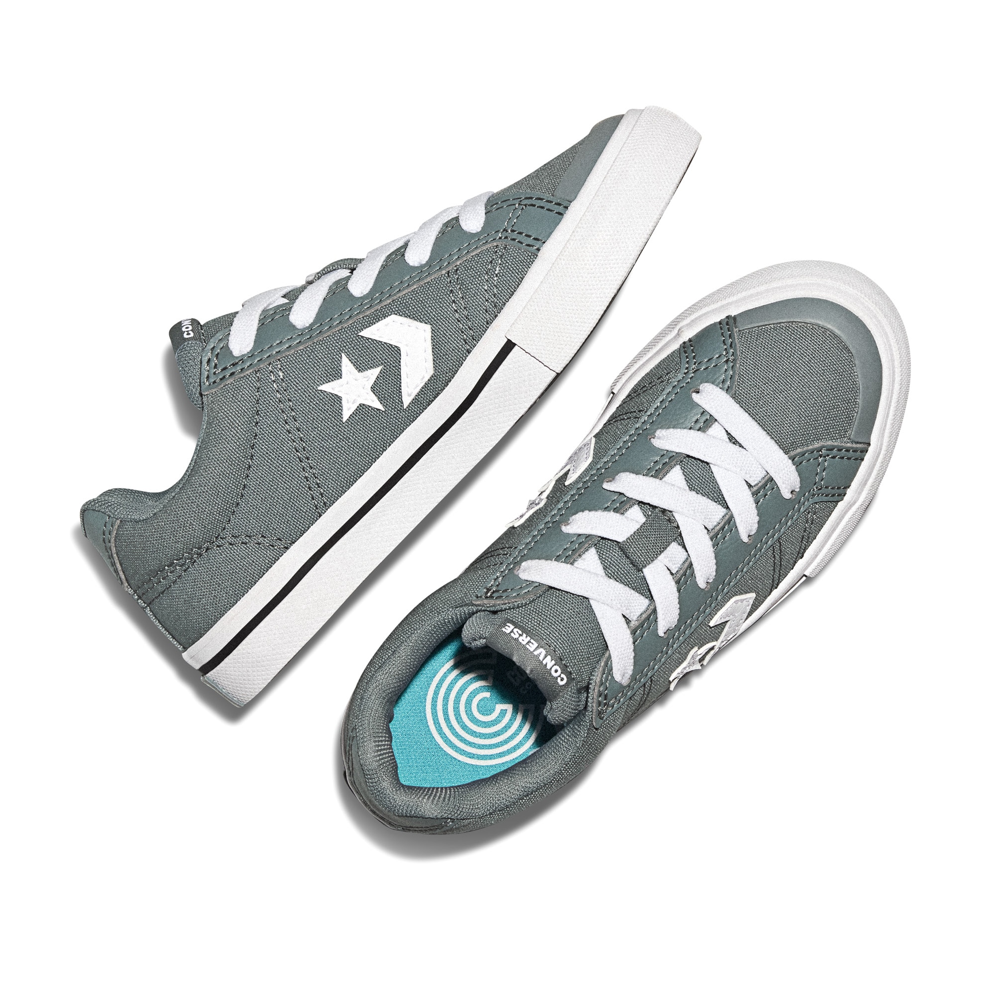 Sapatilhas Casual Infantil Converse Sport Casual Converse Cinzento-2