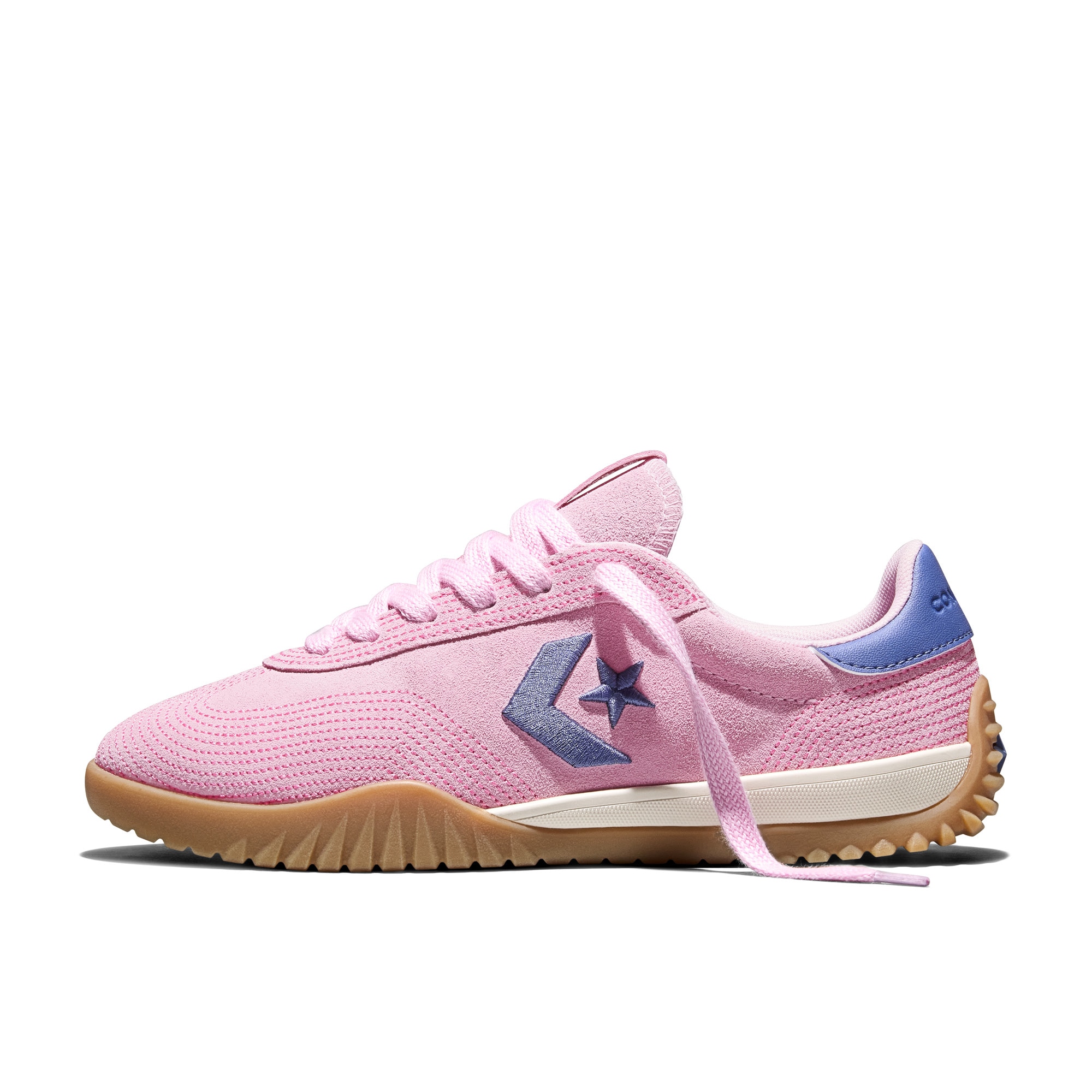 Sapatilhas Casual Run Star Trainer Stitched Suede Converse Rosa-10