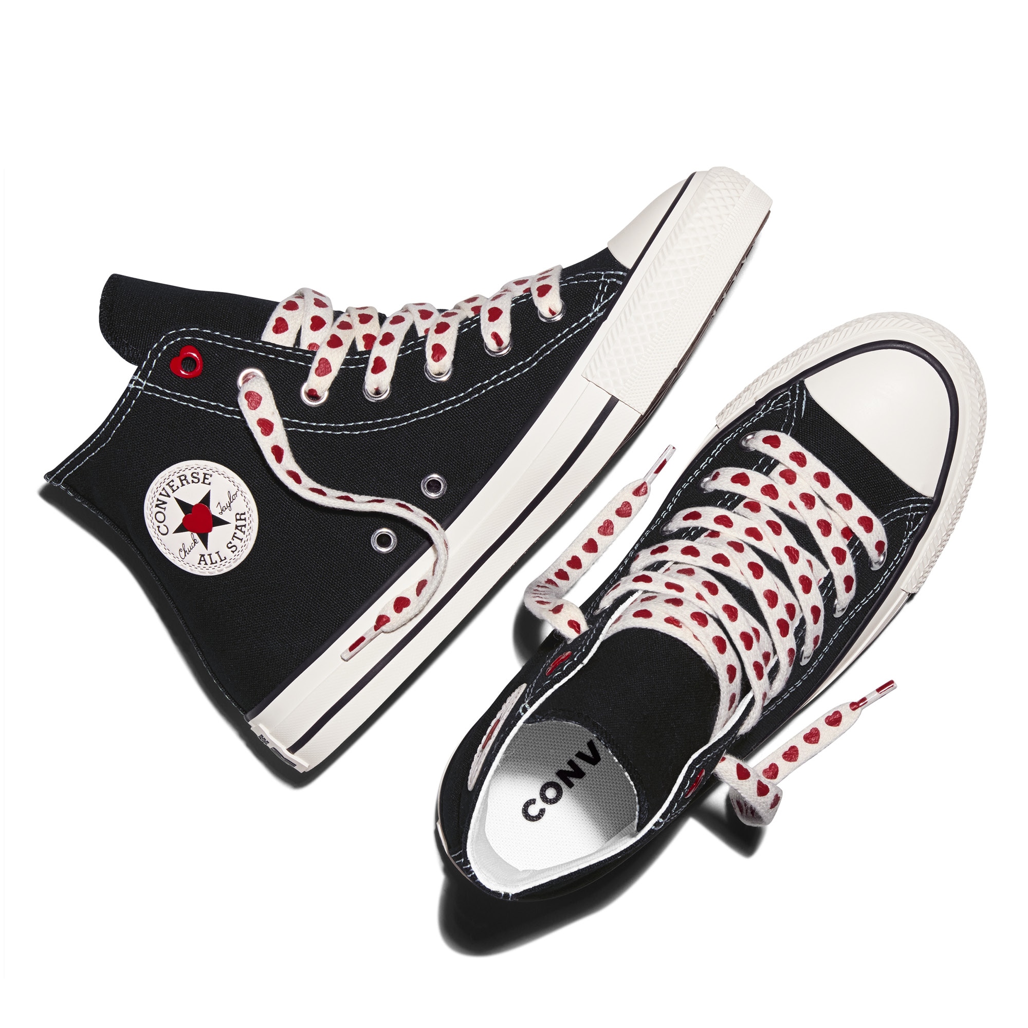 Sapatilhas Casual Chuck Taylor All Star Valentines Day Converse Preto-4