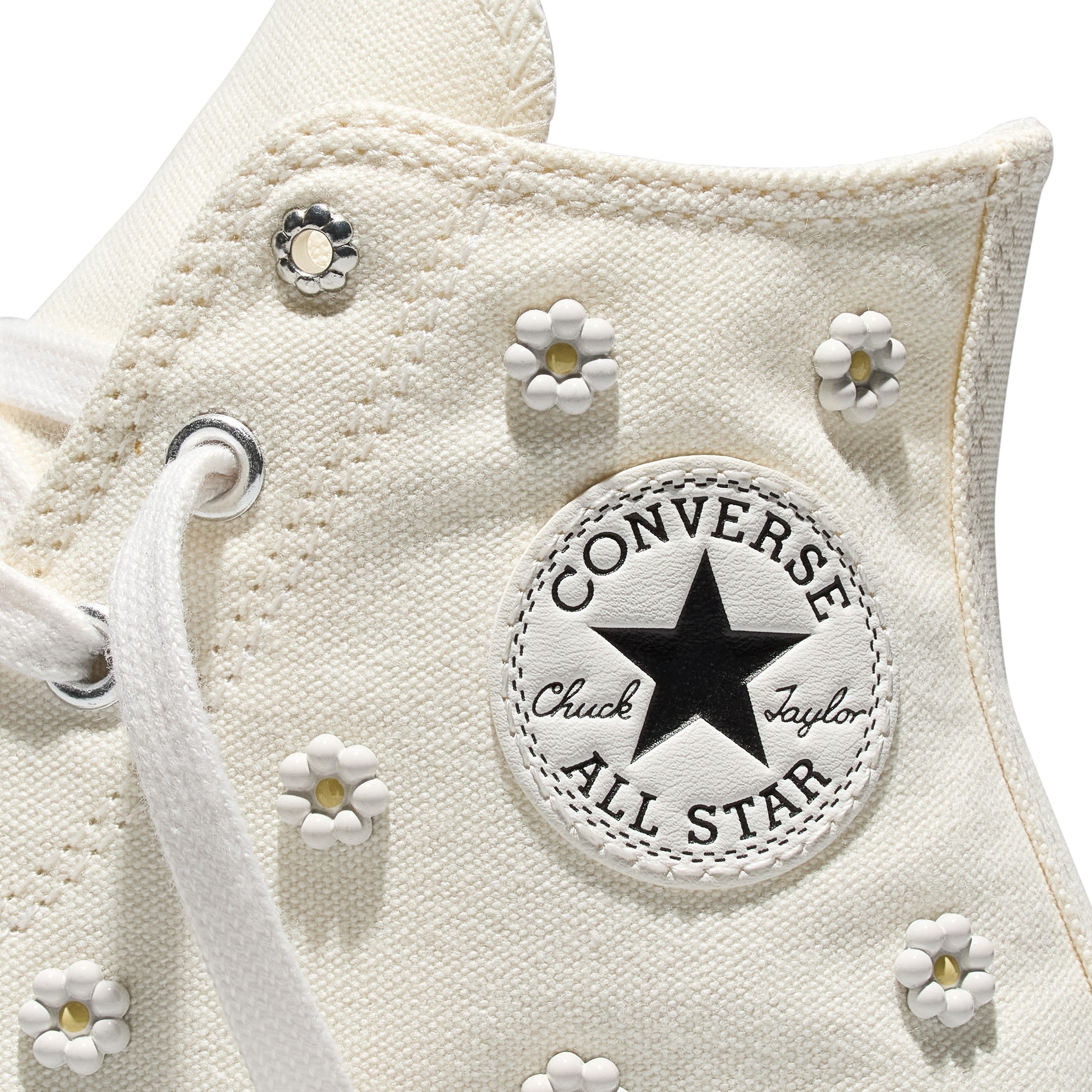 Sapatilhas Casual Chuck Taylor All Star Beaded Converse Infantil Branco-7