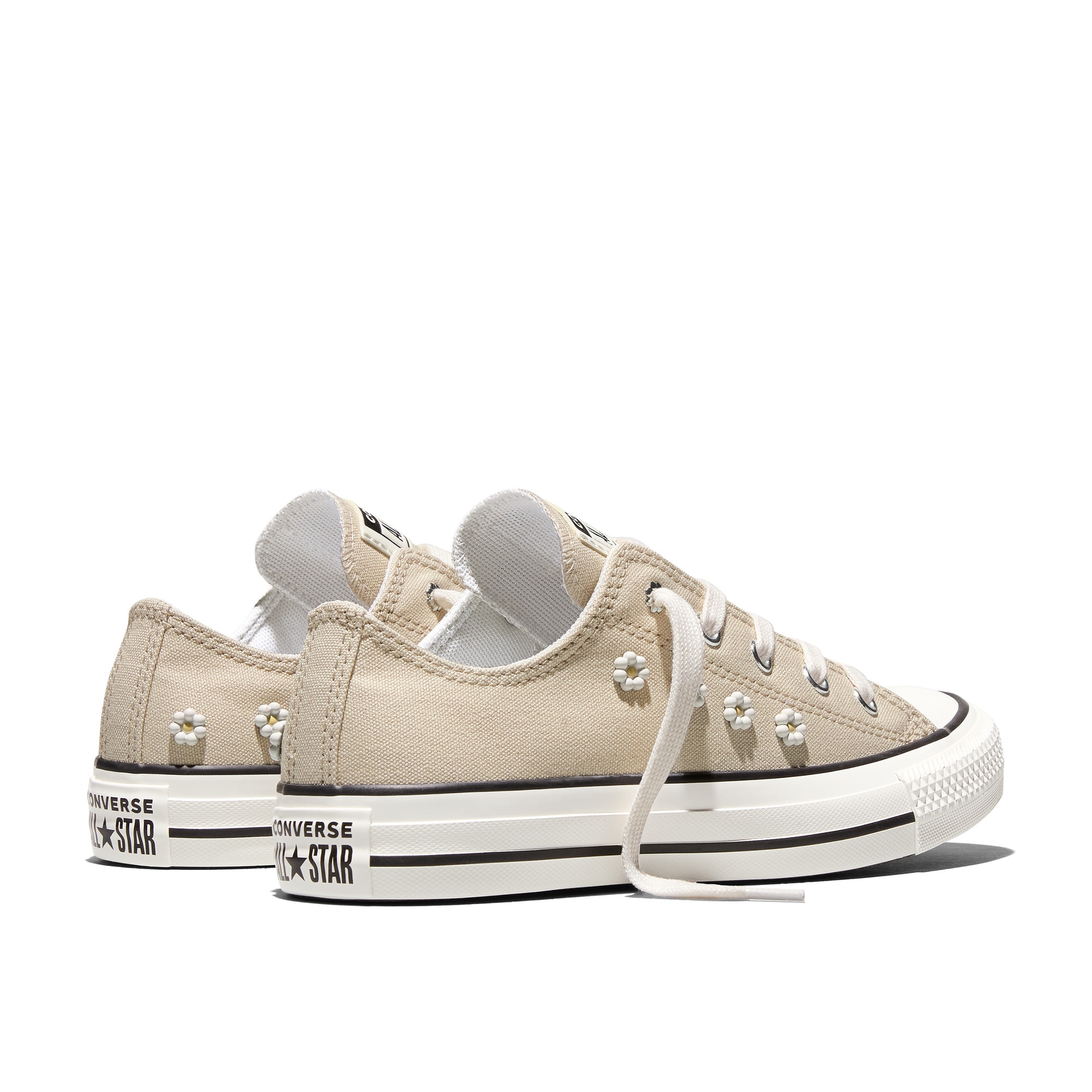 Sapatilhas Casual Chuck Taylor All Star Beaded Converse Infantil Branco-6