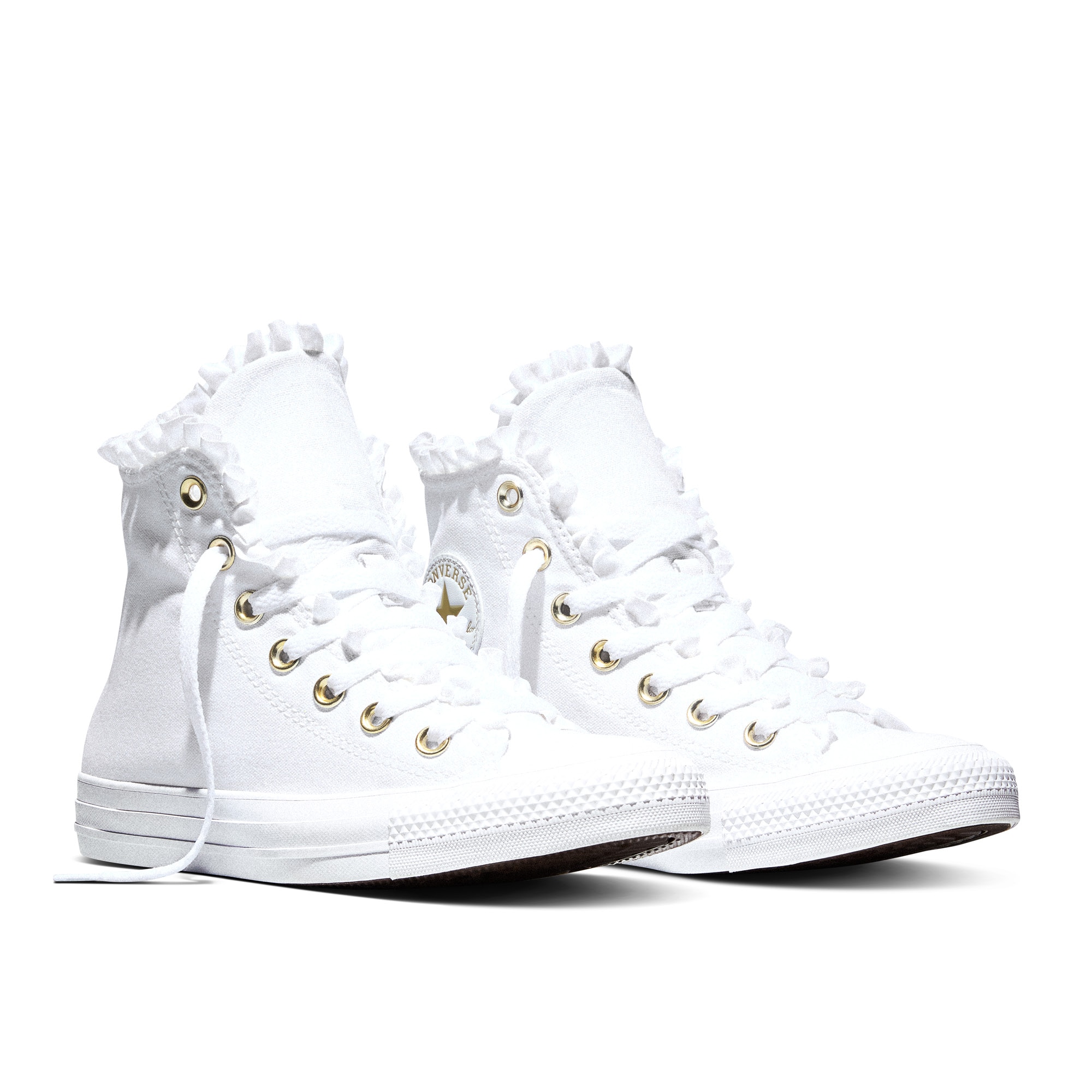 Sapatilhas Casual Chuck Taylor Frill Converse Branco-2