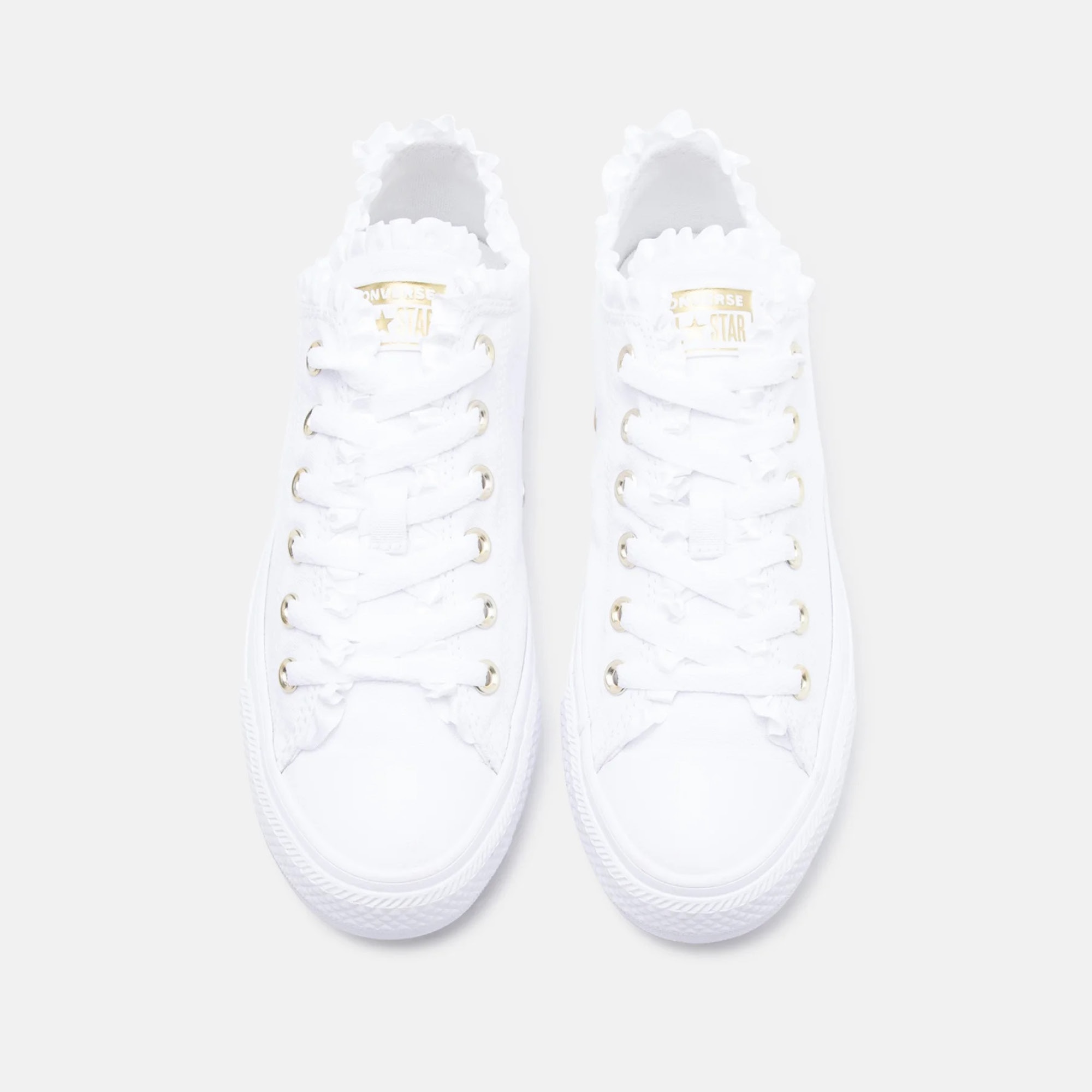 Sapatilhas Casual Chuck Taylor Frill Converse Branco-6