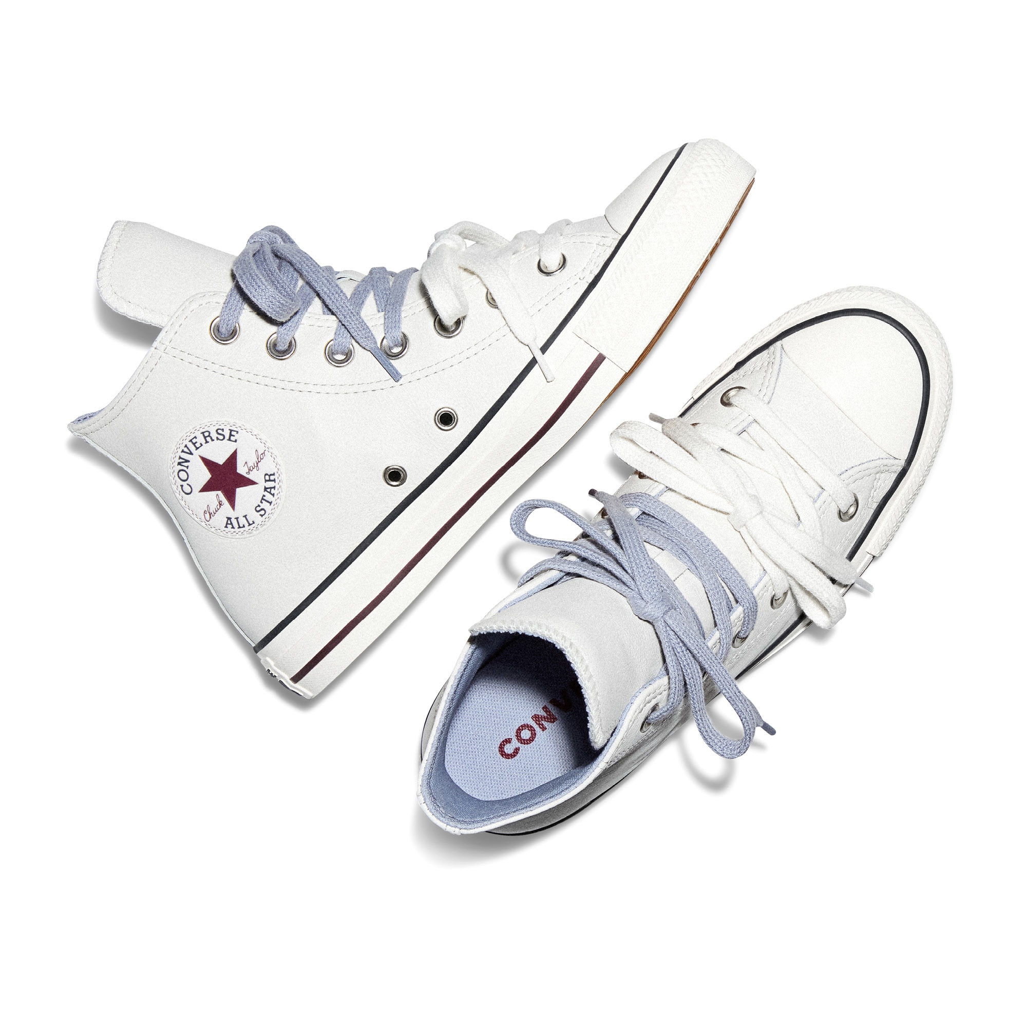 Sapatilhas Casual Chuck Taylor All Star Leather Retro Inspired Converse Branco-2
